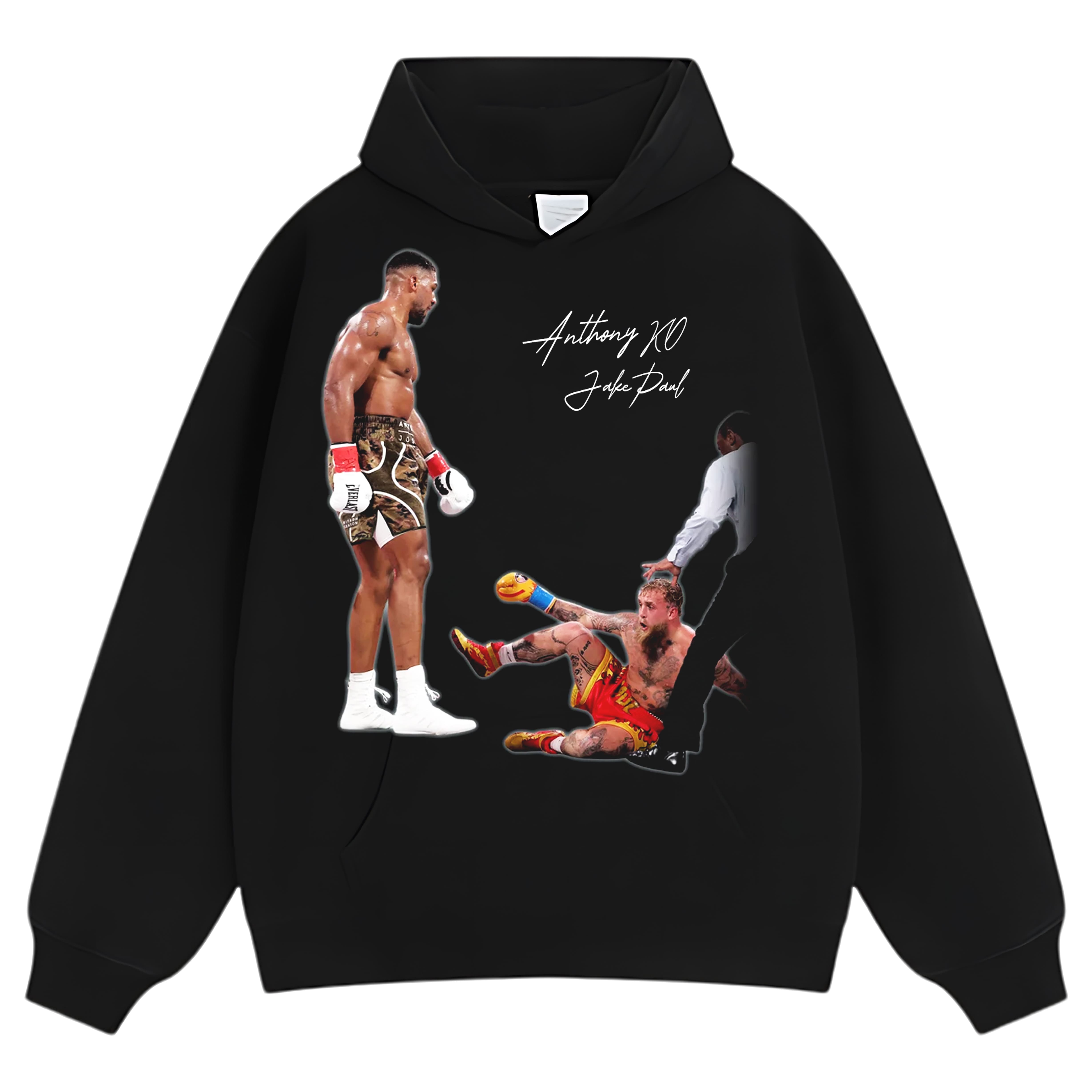 ANTHONY JOSHUA VS JAKE PAUL V2 TEE & LS & HOODIE
