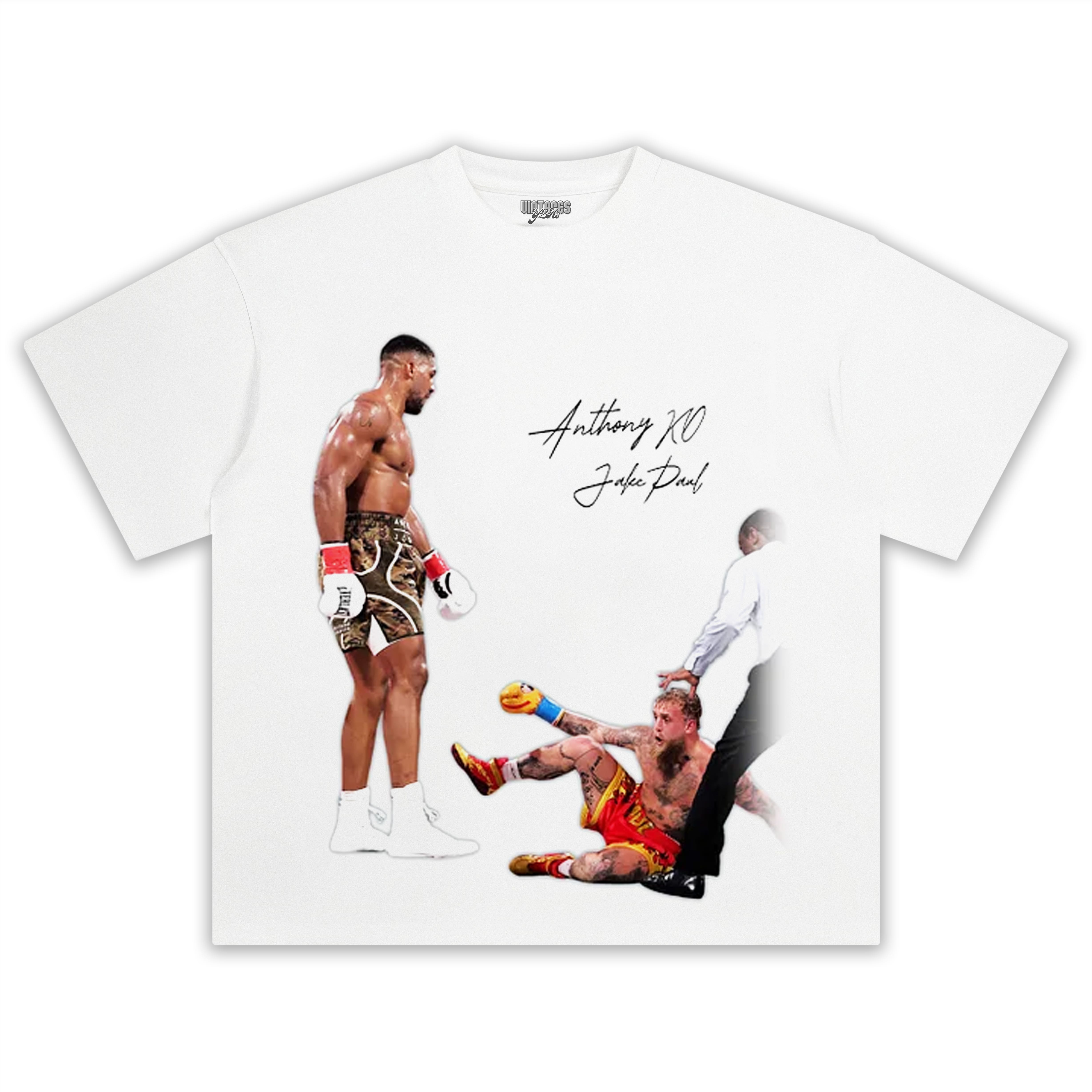 ANTHONY JOSHUA VS JAKE PAUL V2 TEE & LS & HOODIE
