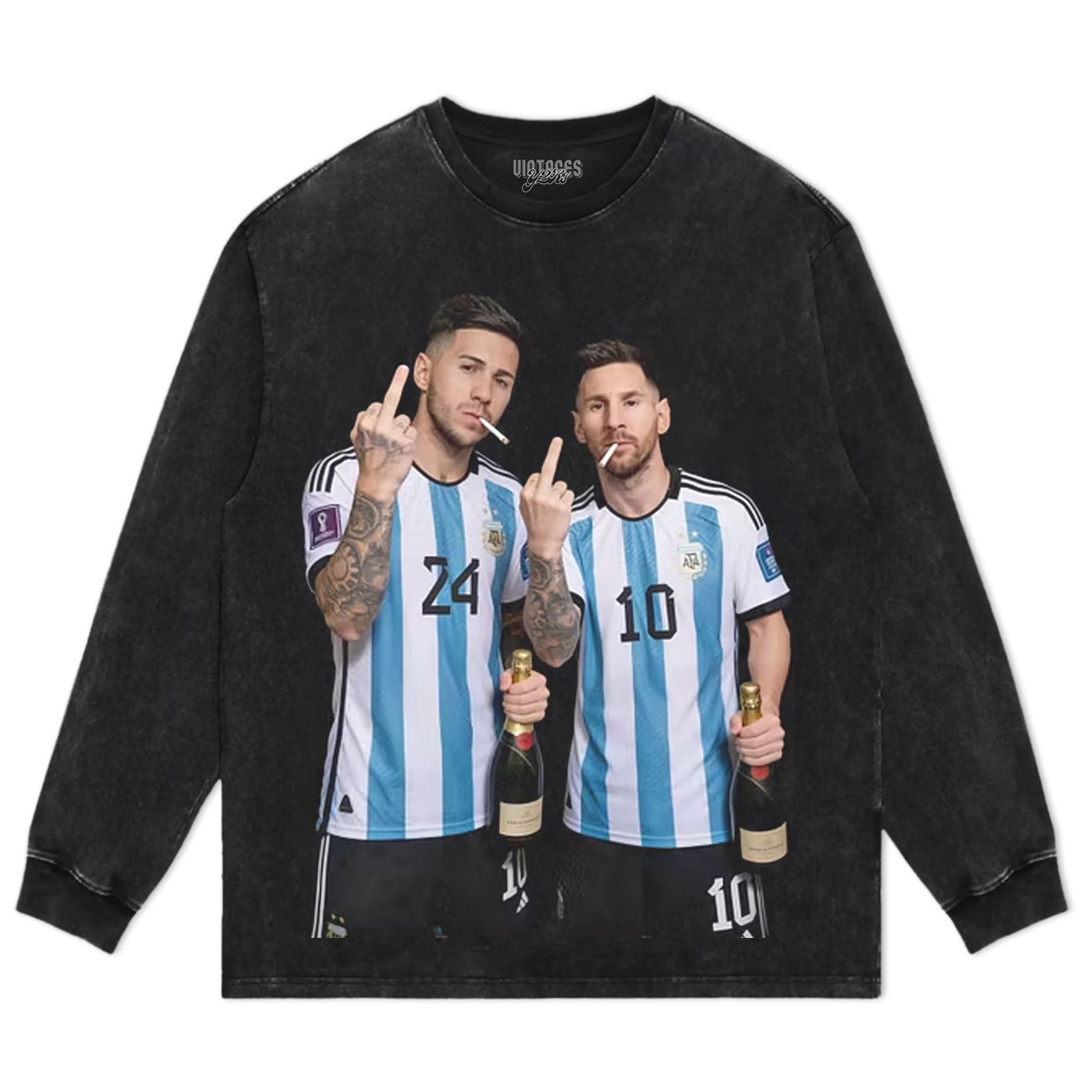 ARGENTINA MESSI ENZO FUNNY VINTAGE TANK TOP & TEE & LONG SLEEVE & LAYERED LS & HOODIE