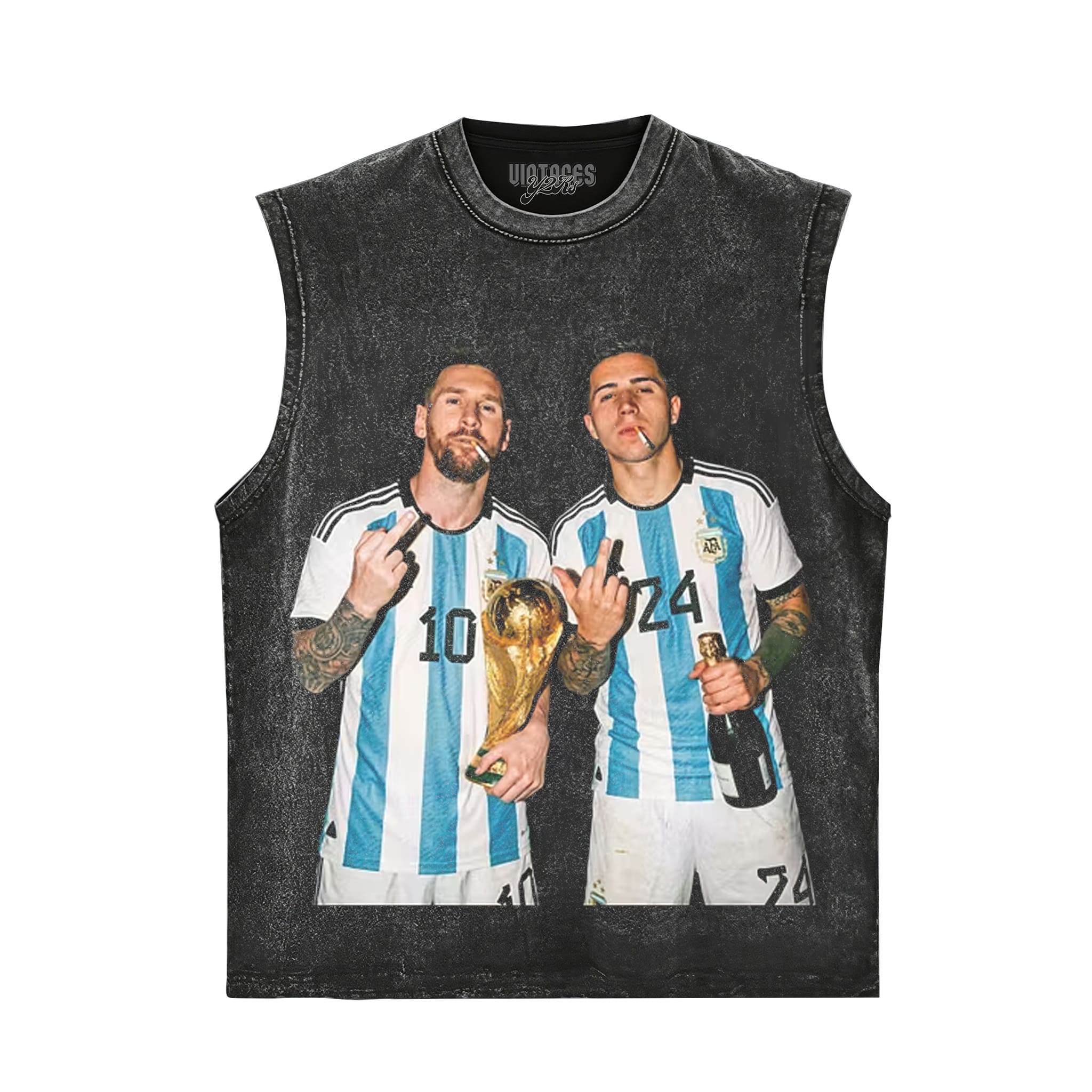 ARGENTINA MESSI ENZO FUNNY VINTAGE V2 TANK TOP & TEE & LONG SLEEVE & LAYERED LS & HOODIE