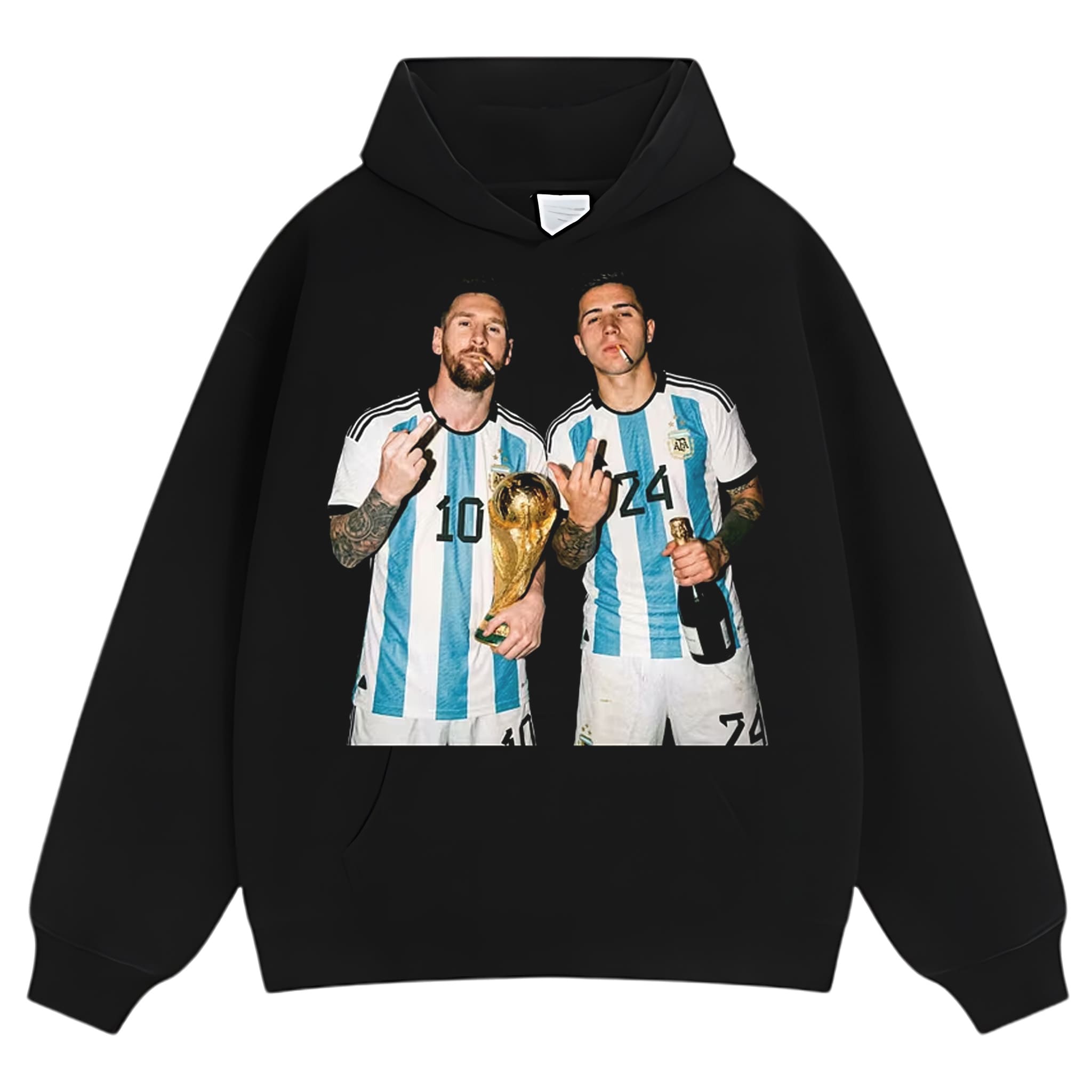 ARGENTINA MESSI ENZO FUNNY VINTAGE V2 TANK TOP & TEE & LONG SLEEVE & LAYERED LS & HOODIE