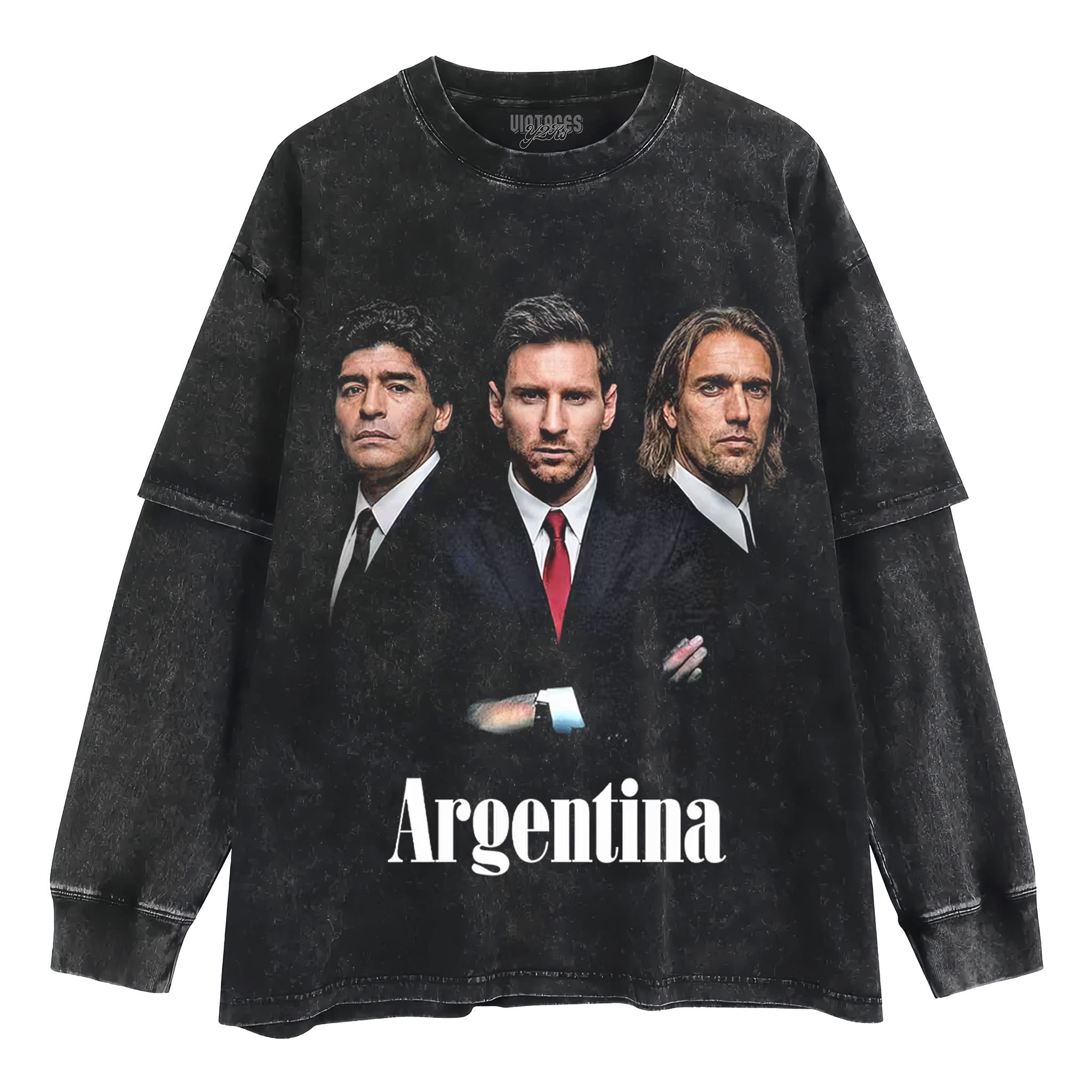 ARGENTINA'S BIG THREE TANK TOP & TEE & LONG SLEEVE & LAYERED LS & HOODIE