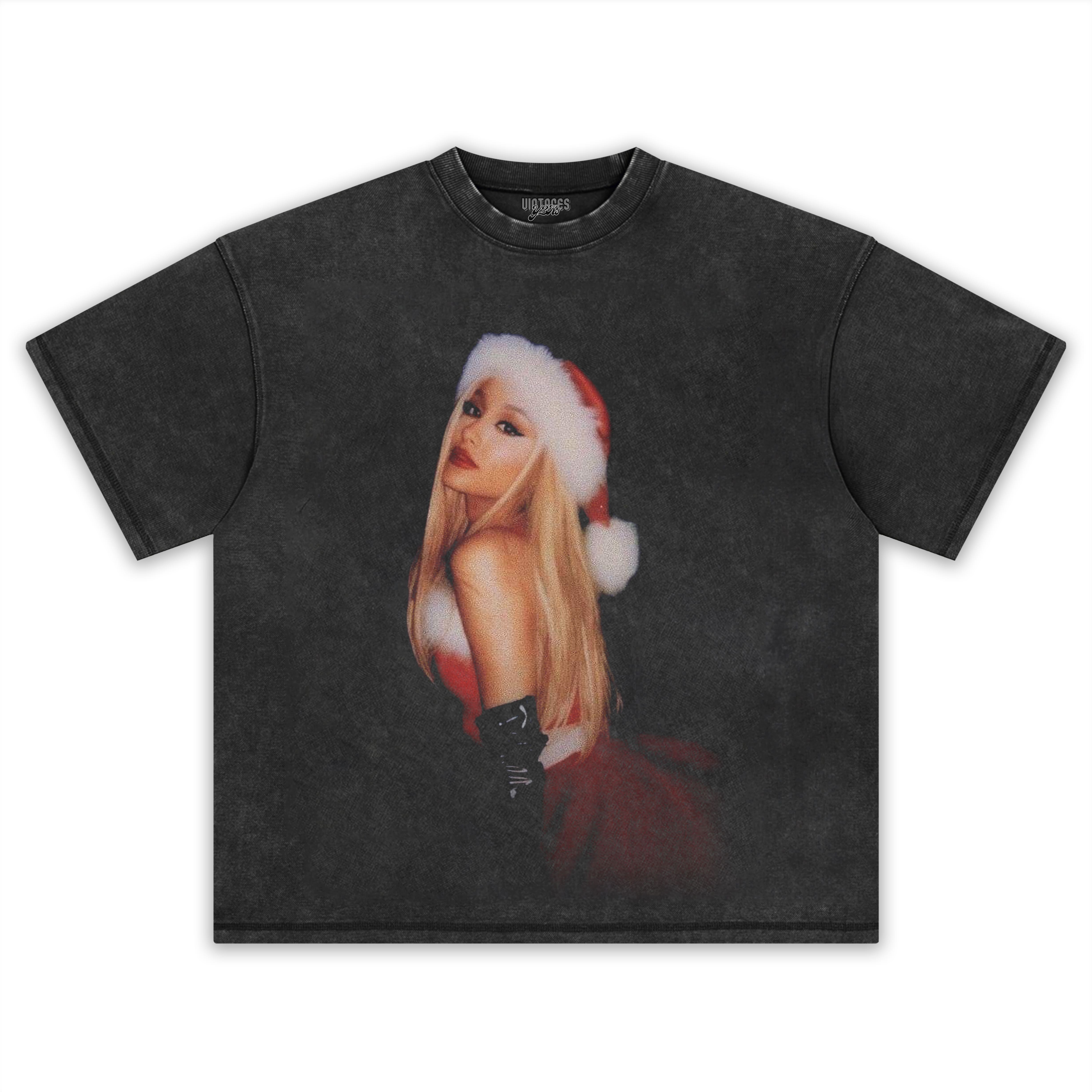 ARIANA GRANDE CHRISTMAS STYLES TANK TOP & TEE & LONG SLEEVE & LAYERED LS & HOODIE