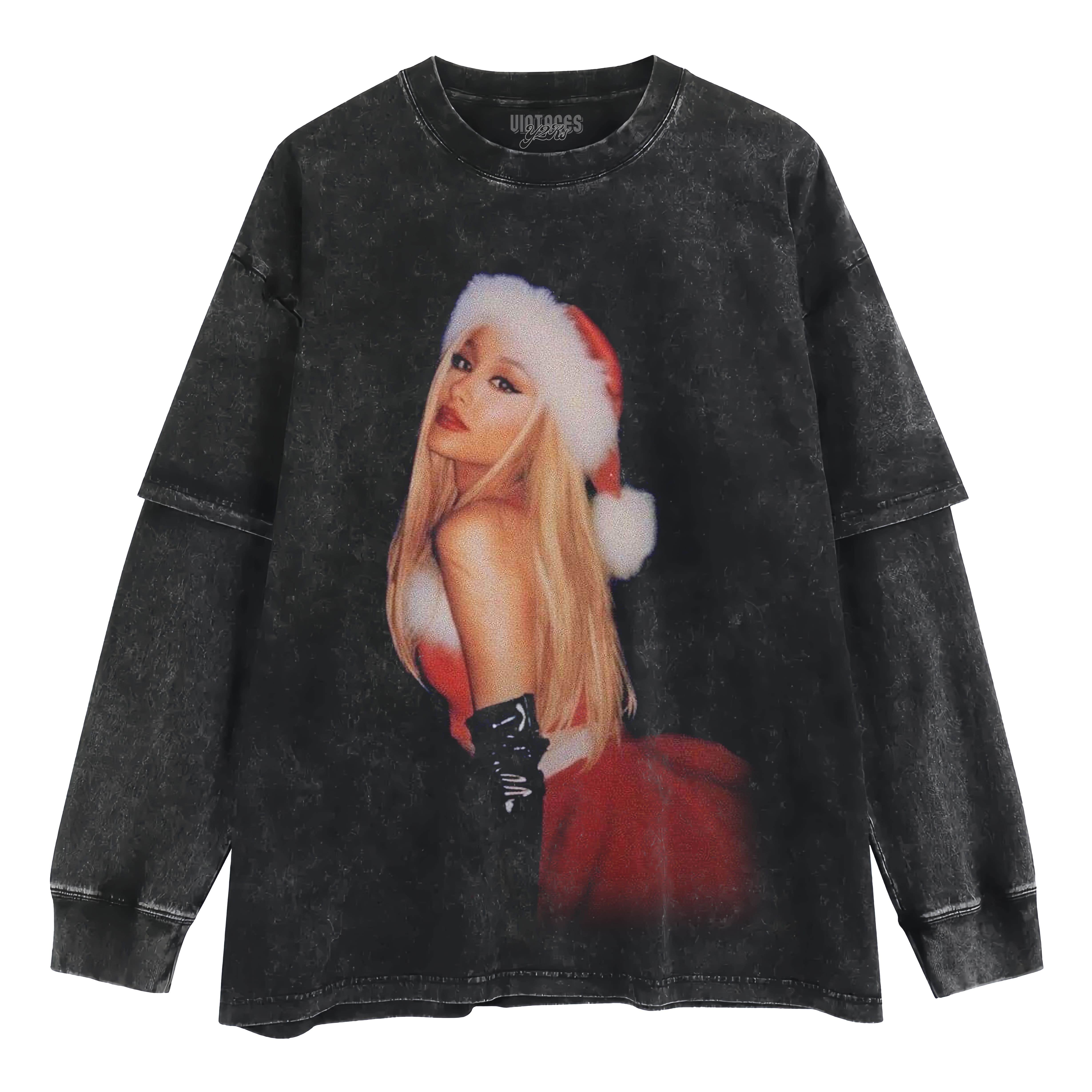 ARIANA GRANDE CHRISTMAS STYLES TANK TOP & TEE & LONG SLEEVE & LAYERED LS & HOODIE