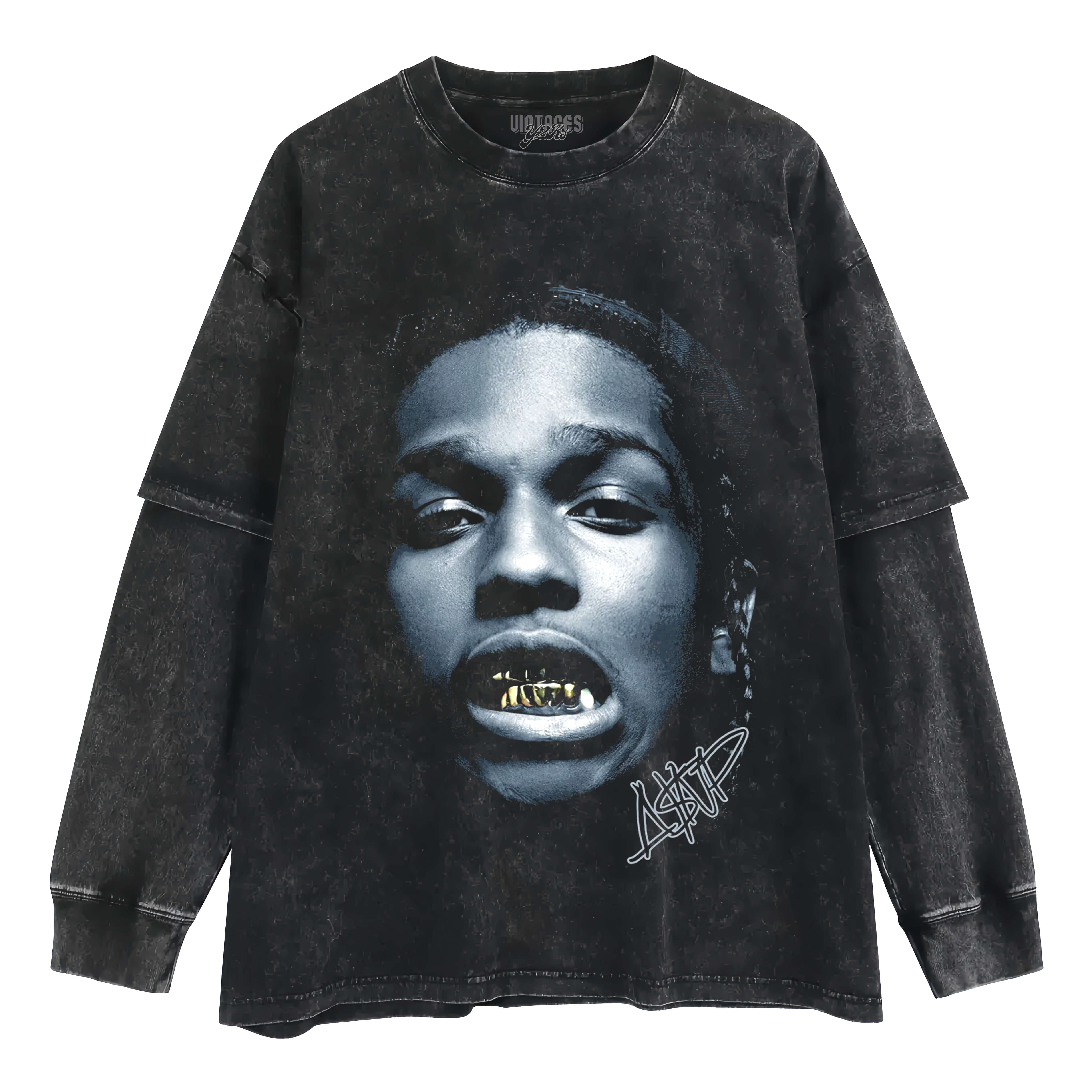 ASAP ROCKY LAYERED LONG SLEEVE