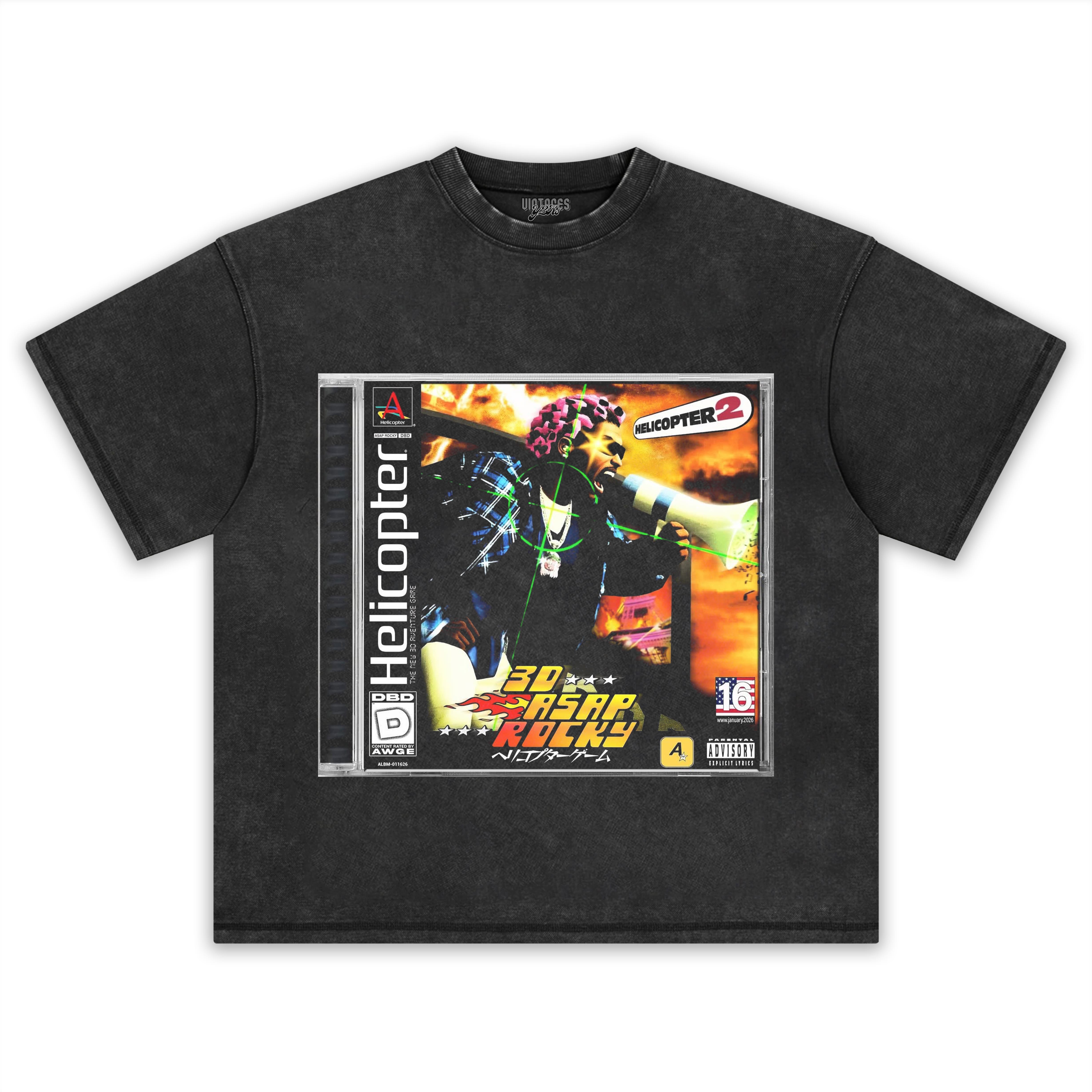 ASAP ROCKY - HELICOPTER TEE & LS & HOODIE