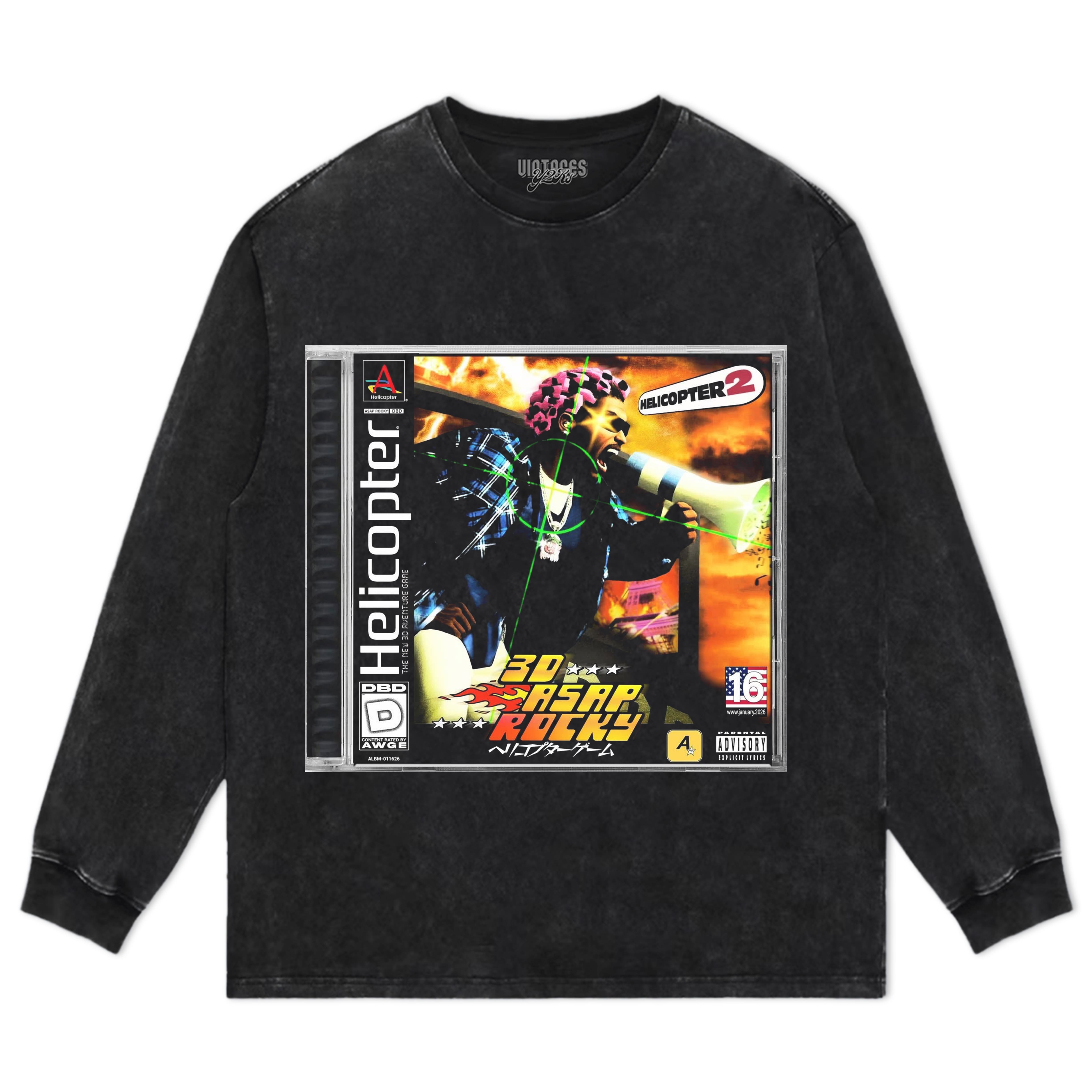 ASAP ROCKY - HELICOPTER TEE & LS & HOODIE