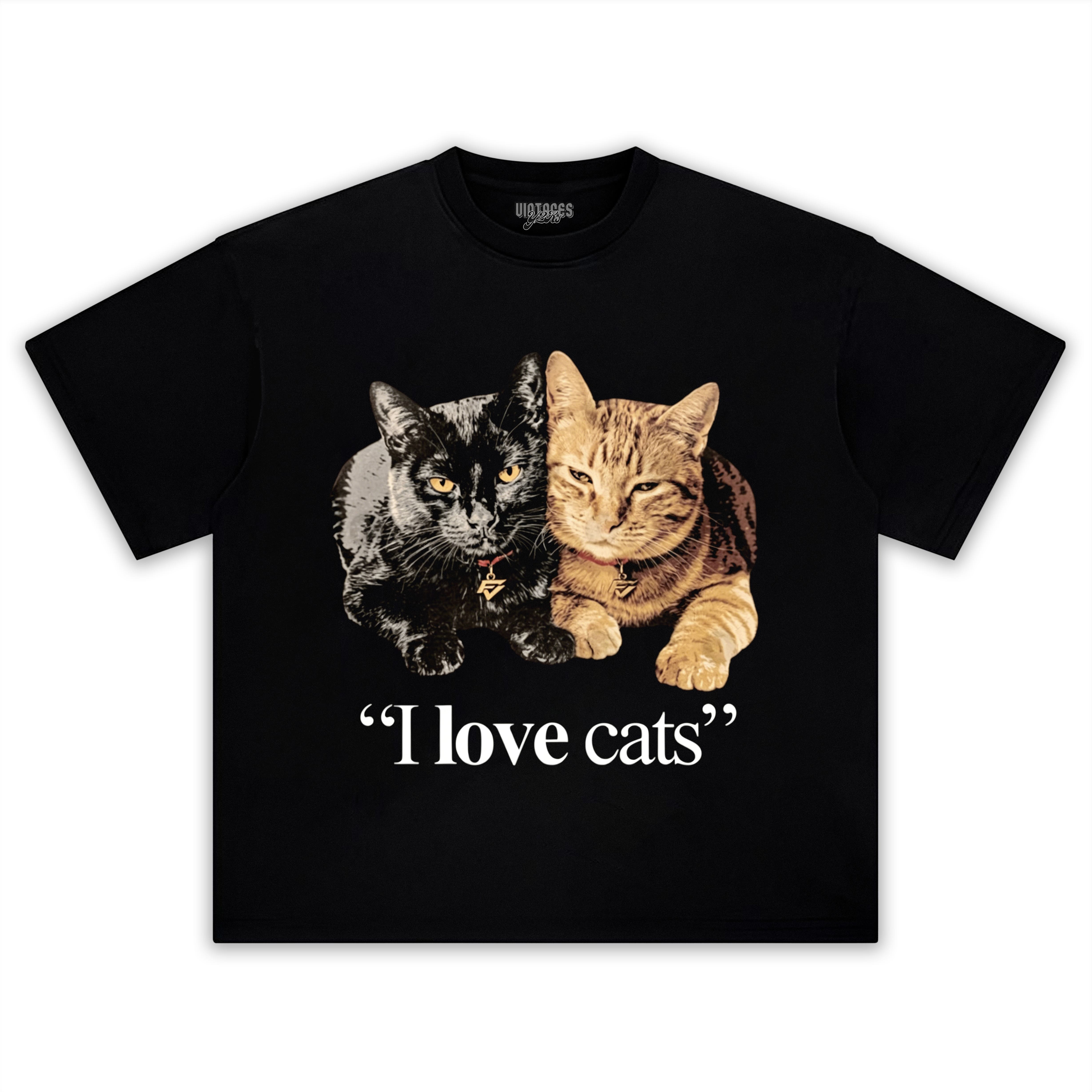 ATEBA GAUTIER - I LOVE CATS TANK TOP & TEE & LONG SLEEVE & LAYERED LS & HOODIE