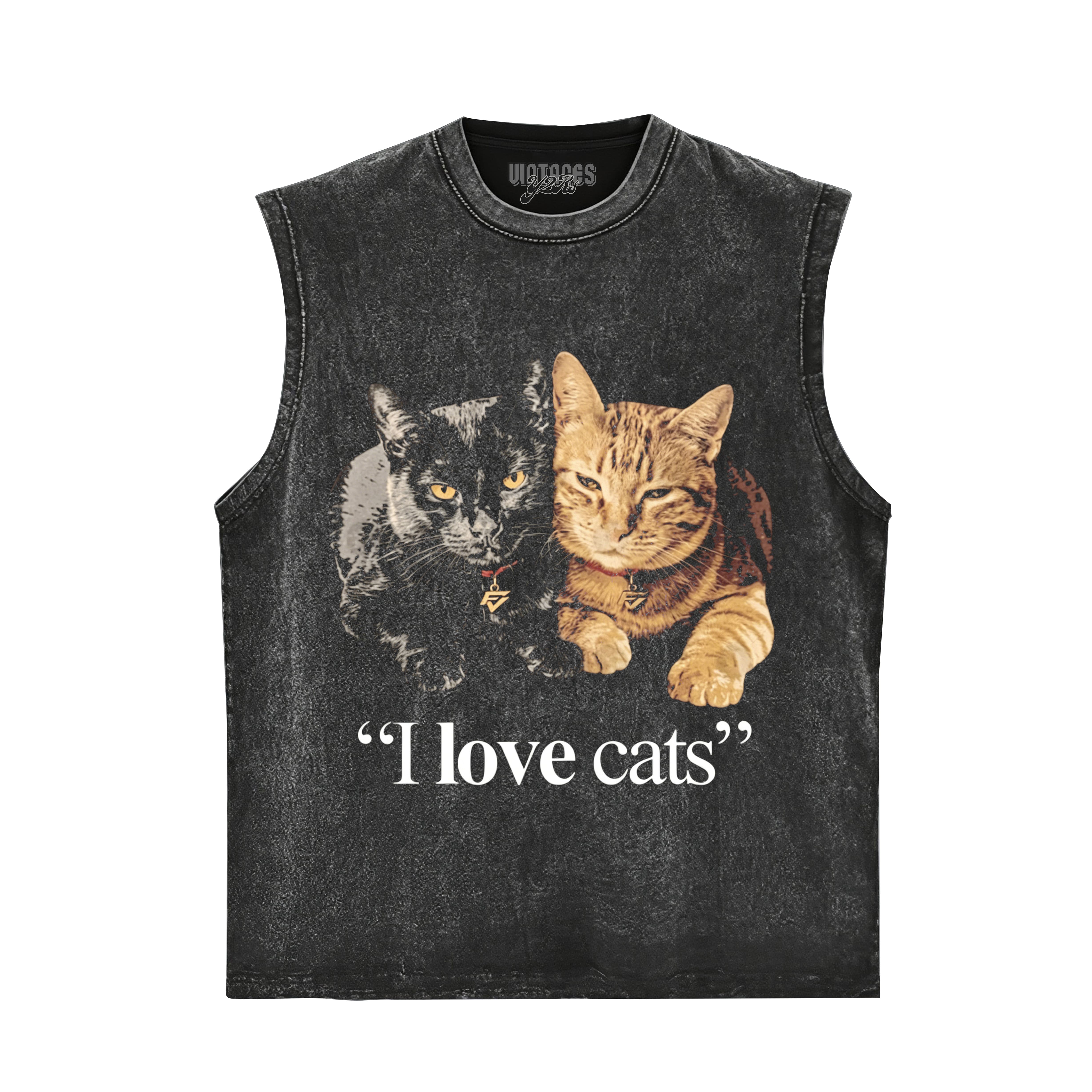 ATEBA GAUTIER - I LOVE CATS TANK TOP & TEE & LONG SLEEVE & LAYERED LS & HOODIE