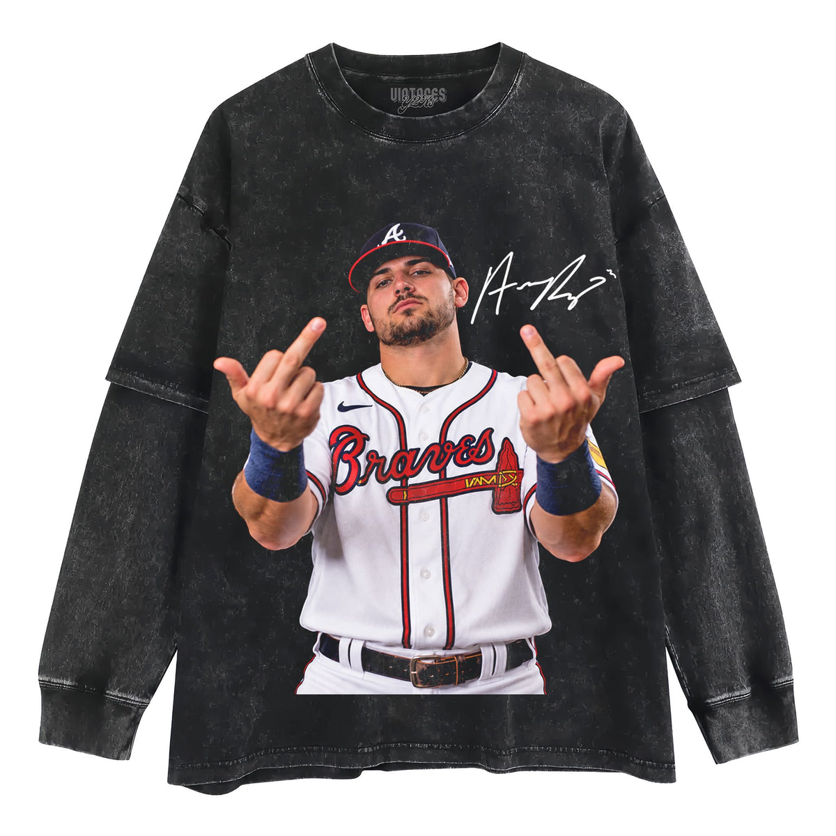 AUSTIN RILEY - MIDDLE FINGER TANK TOP & TEE & LONG SLEEVE & LAYERED LS & HOODIE