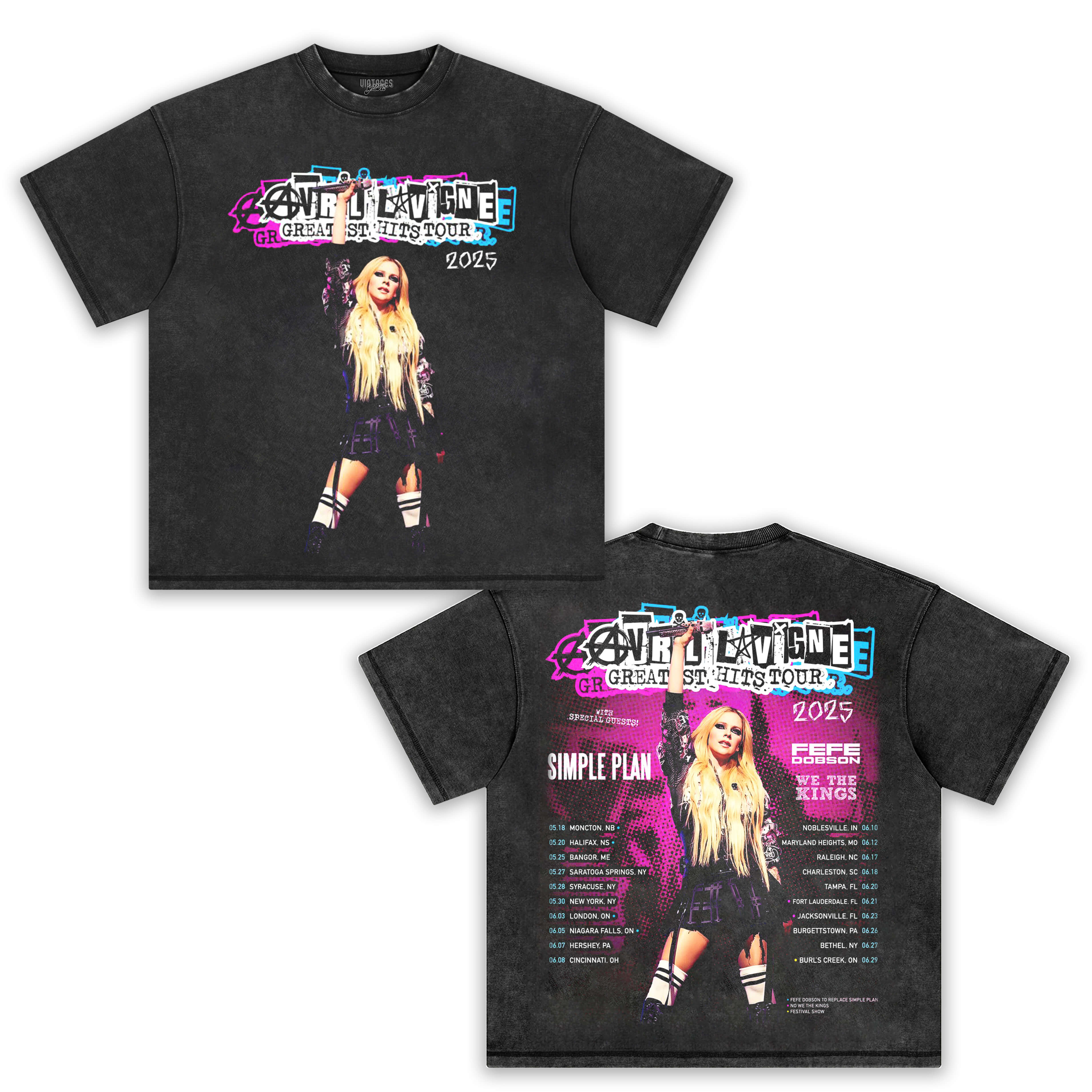 AVRIL LAVIGNE & CONCERT TOUR V3 TEE