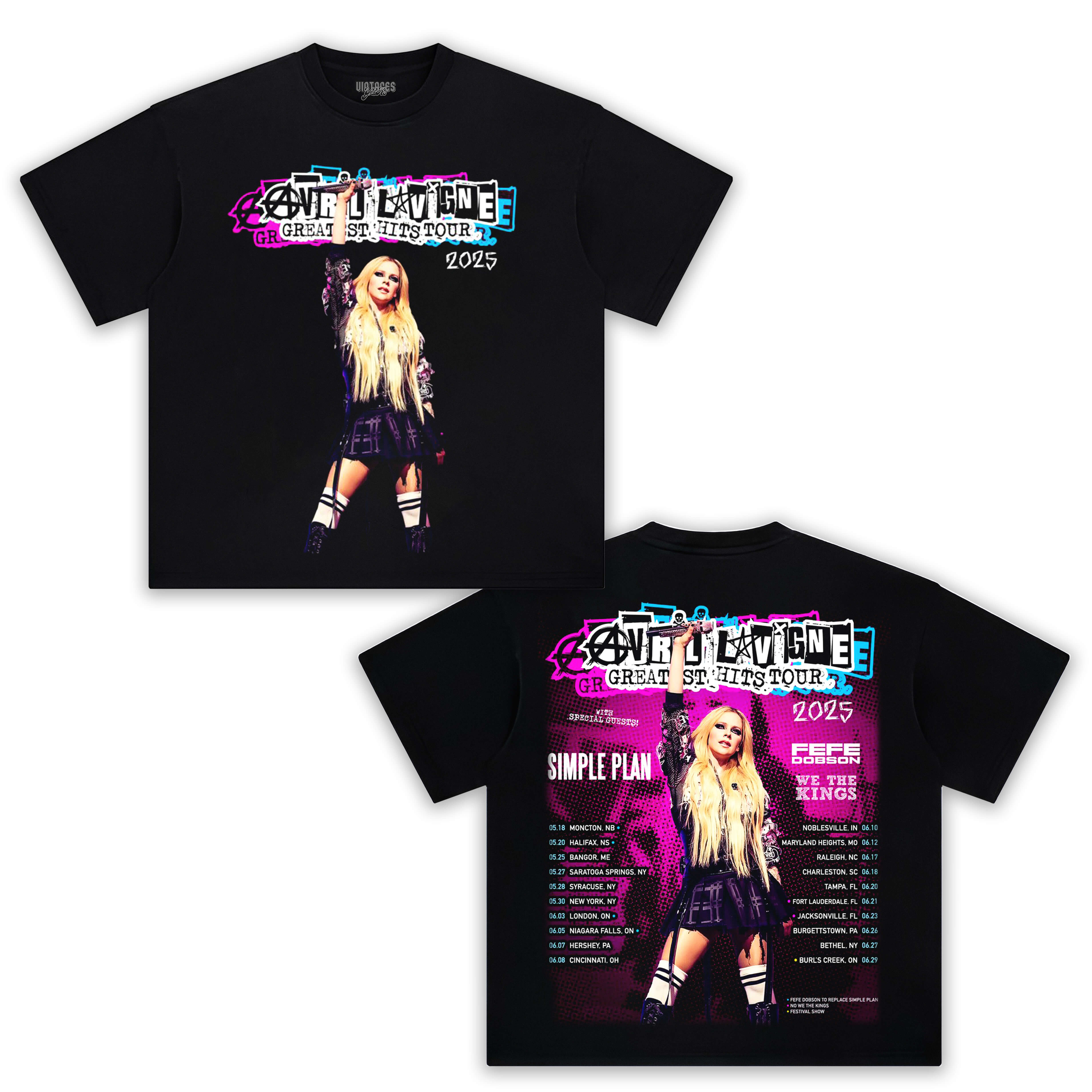 AVRIL LAVIGNE & CONCERT TOUR V3 TEE