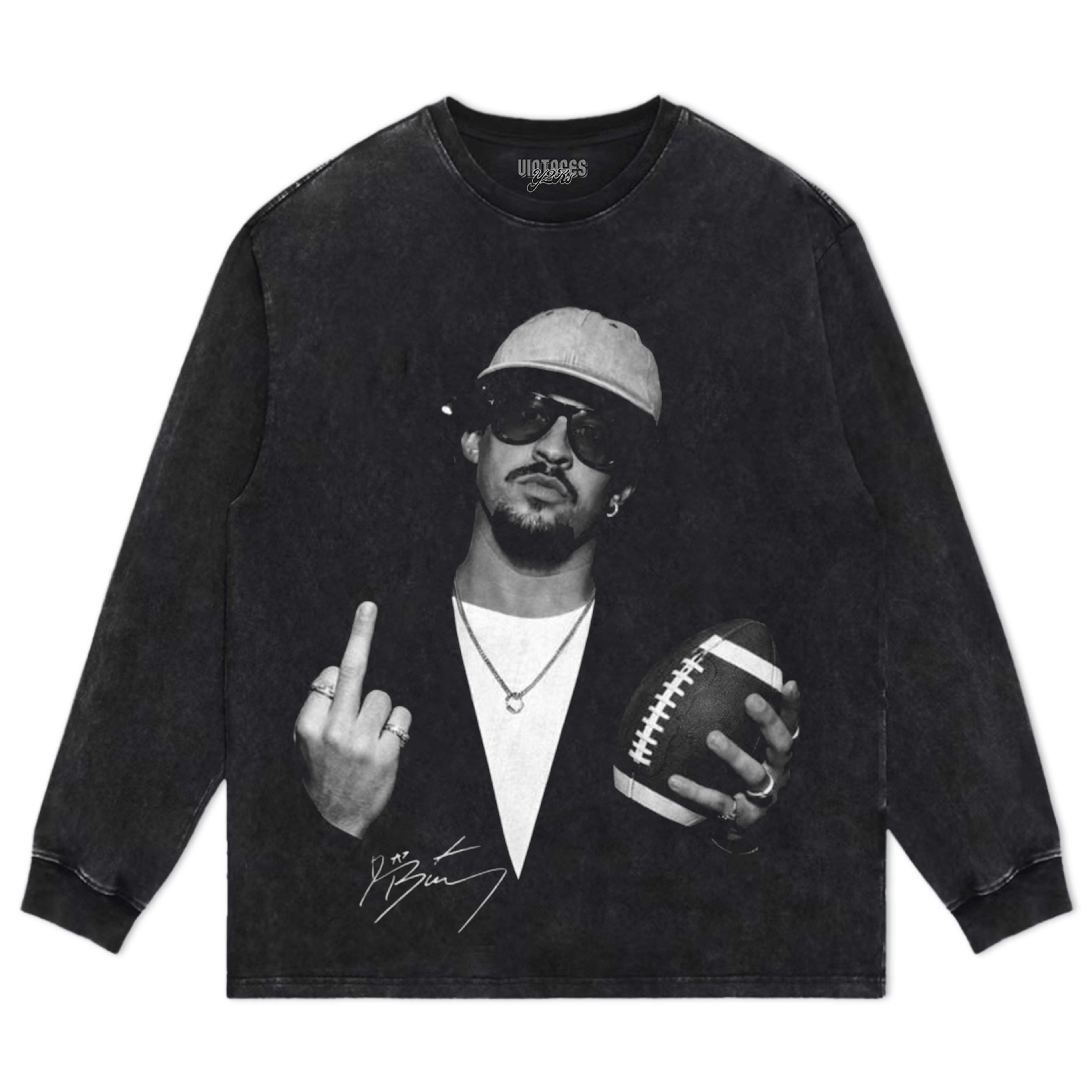 BAD BUNNY - MIDDLE-FINGER TEE & LS & HOODIE
