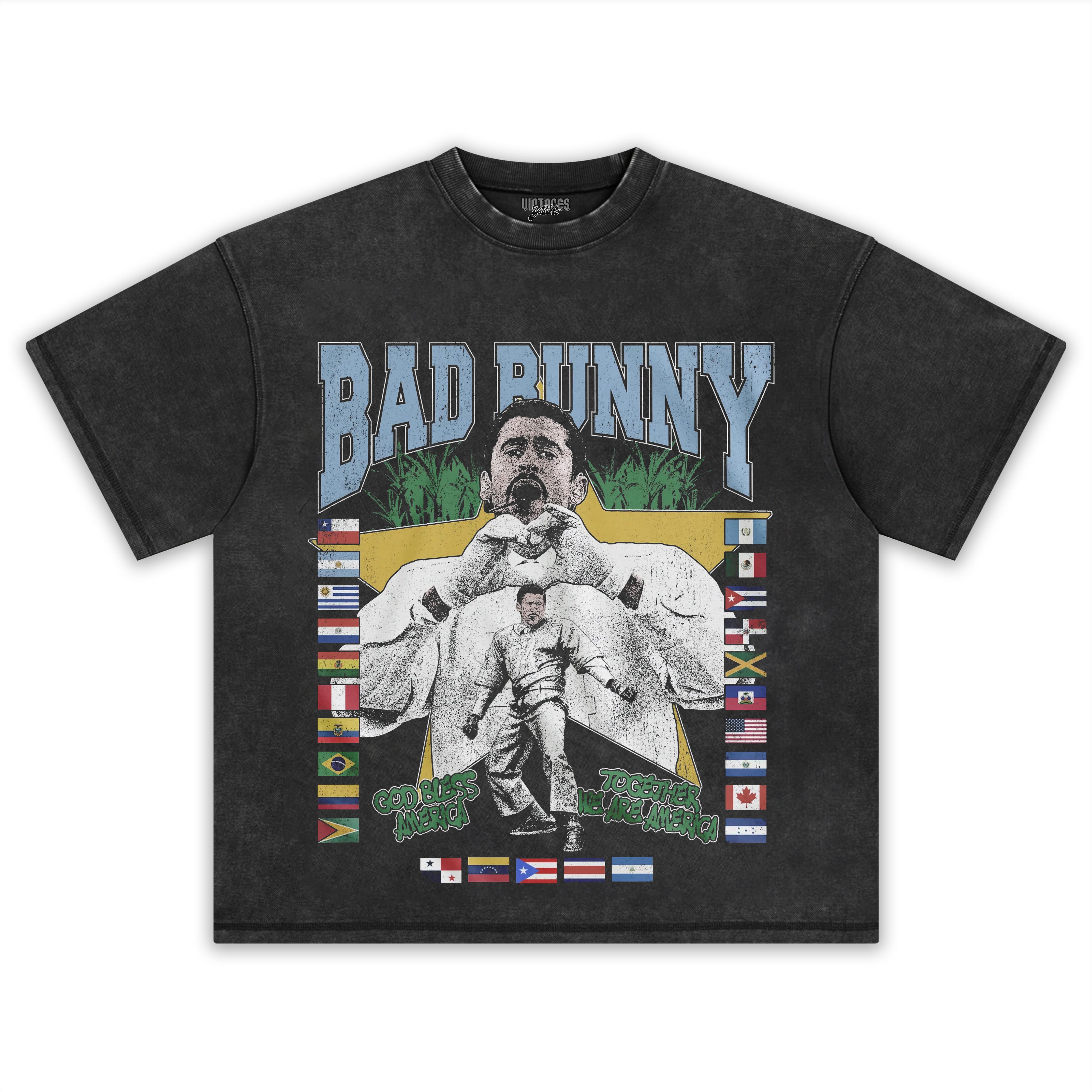 BAD BUNNY - LOVE > HATE V2 TEE & LS & HOODIE