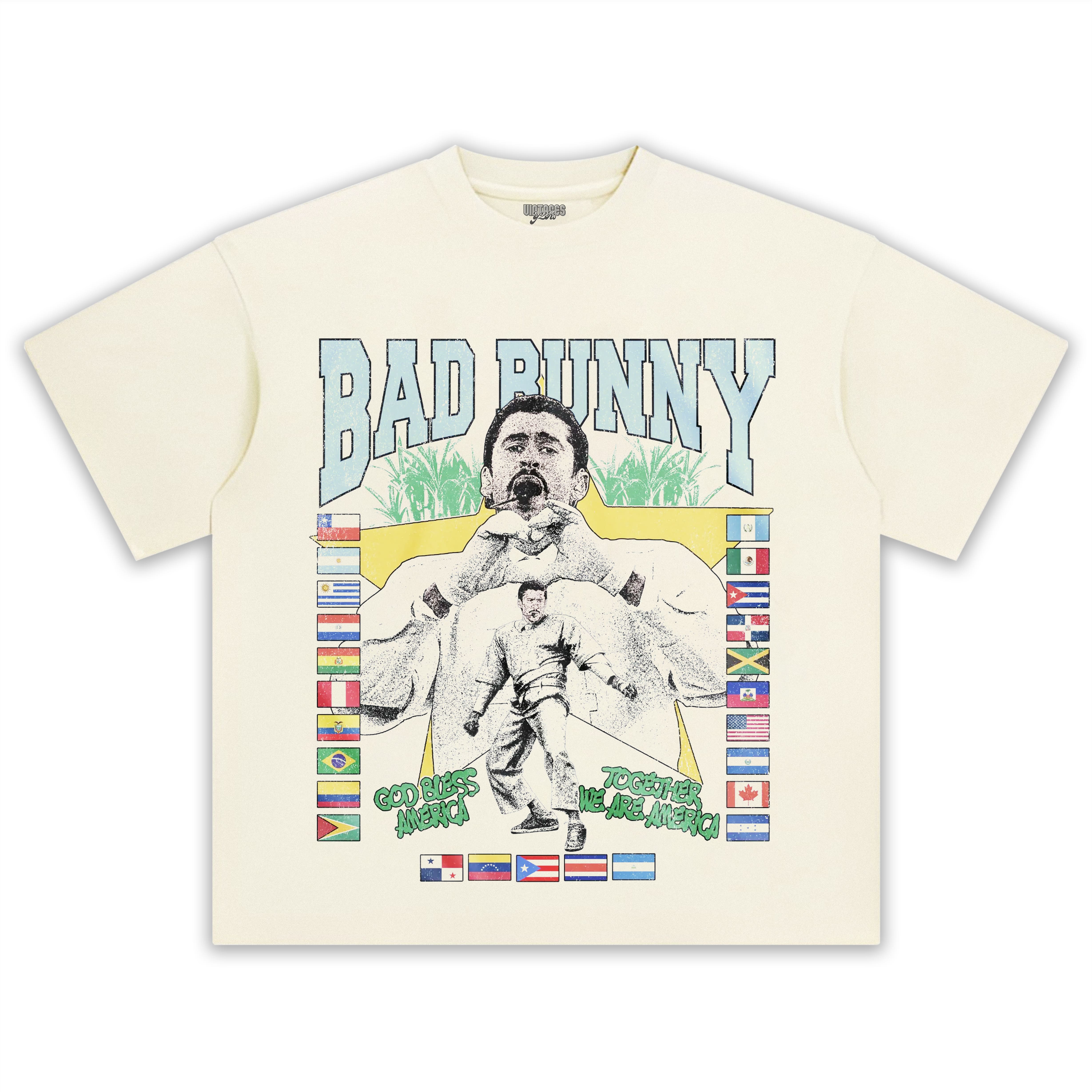 BAD BUNNY - LOVE > HATE V2 TEE & LS & HOODIE