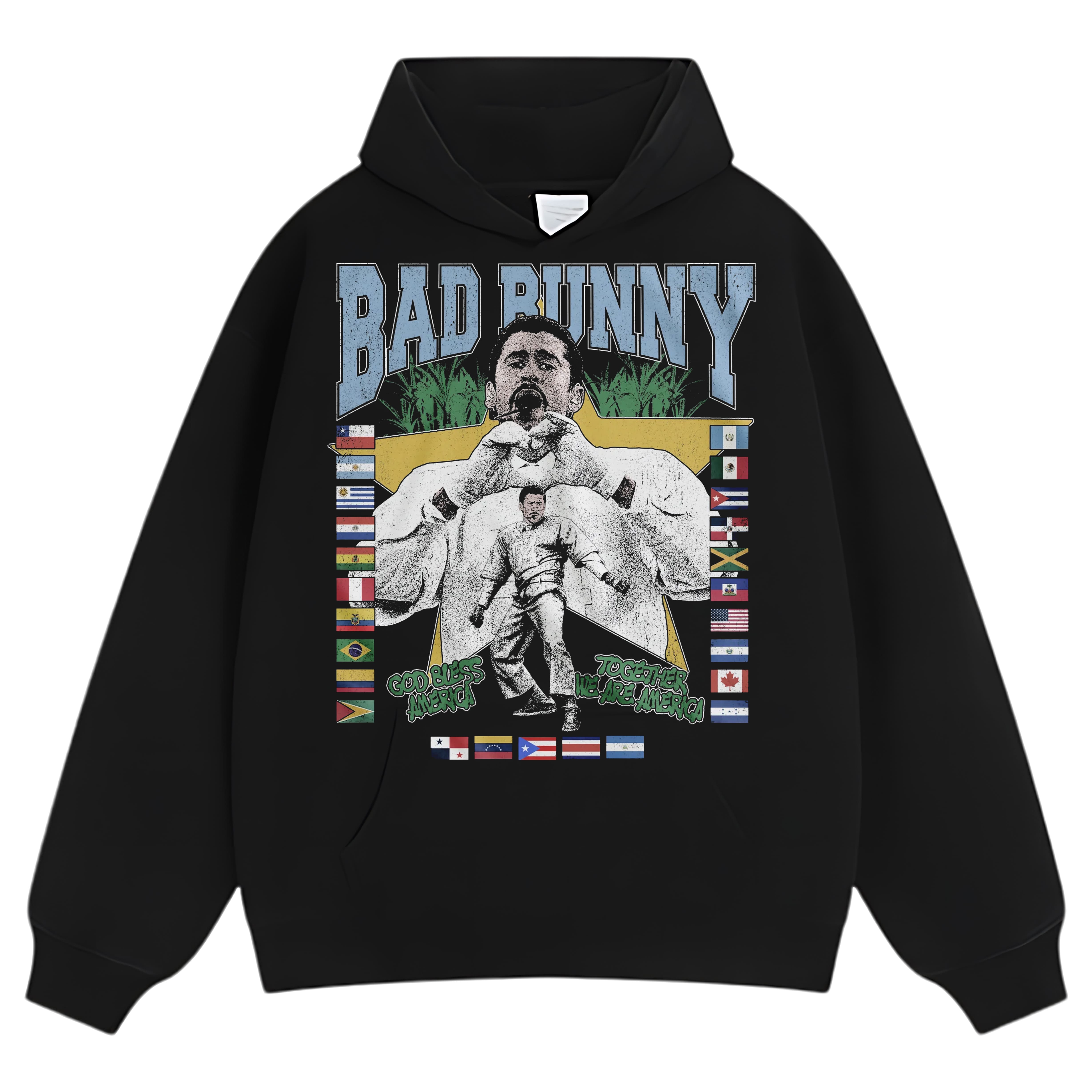 BAD BUNNY - LOVE > HATE V2 TEE & LS & HOODIE