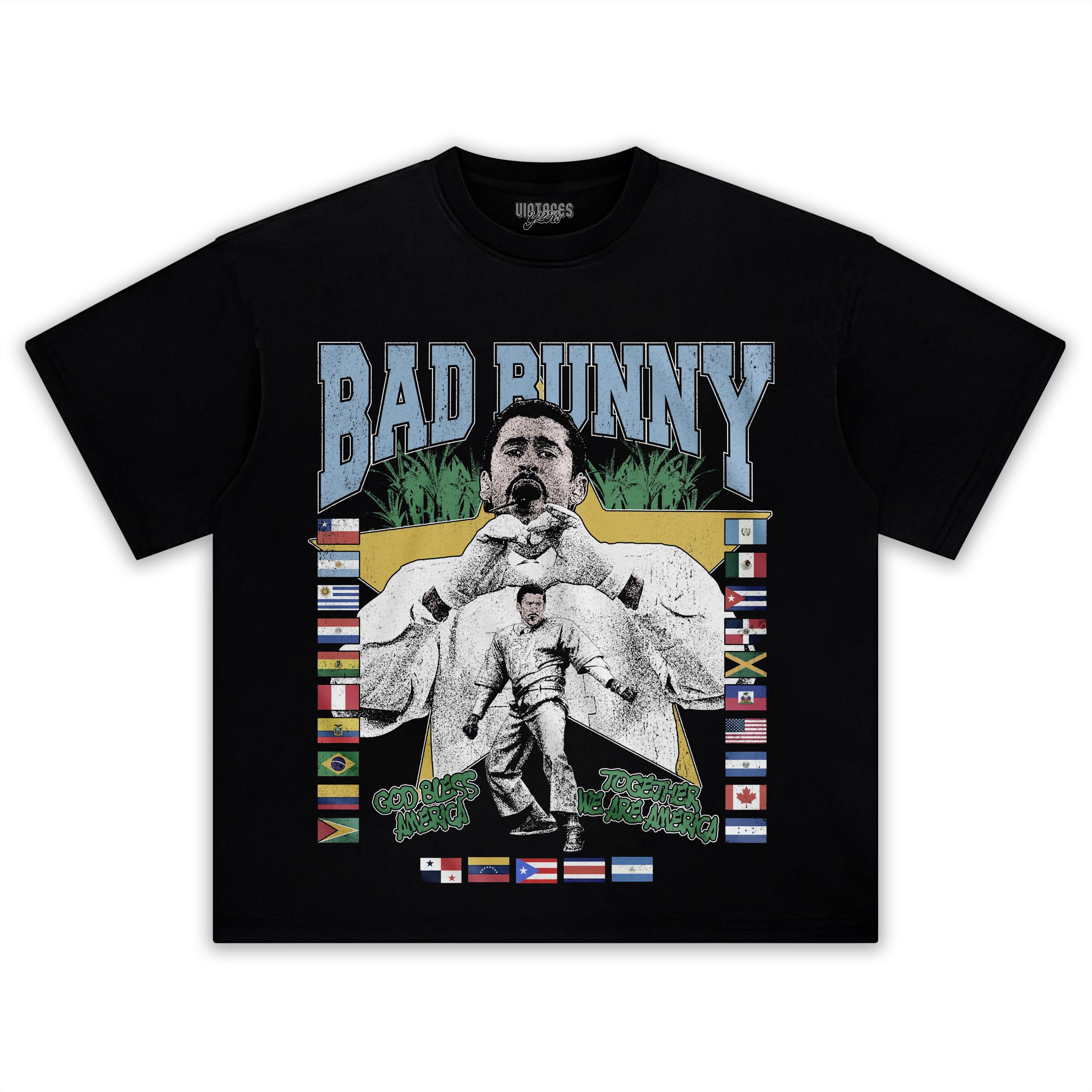 BAD BUNNY - LOVE > HATE V2 TEE & LS & HOODIE