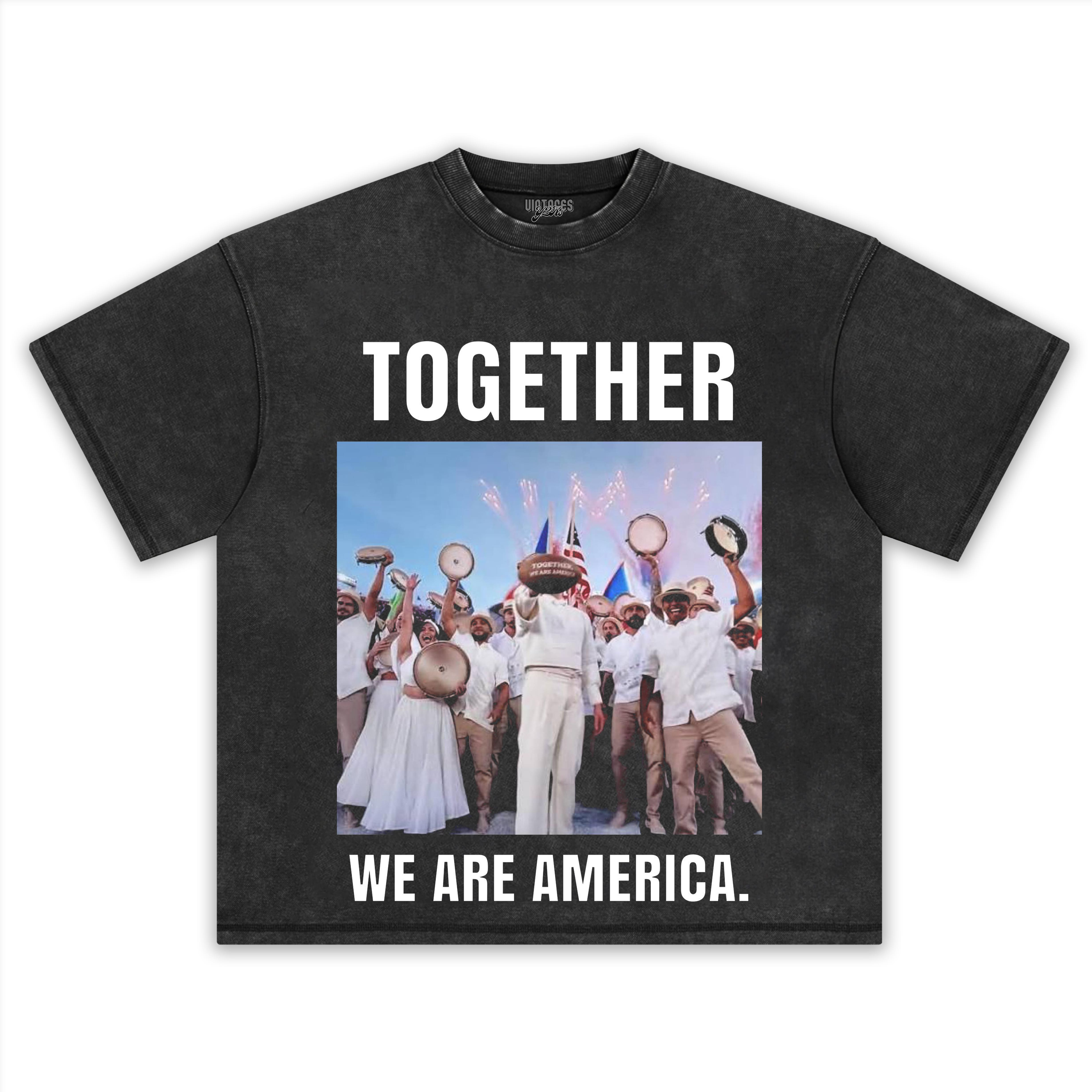BAD BUNNY - WE ARE AMERICA V2 TEE & LS & HOODIE