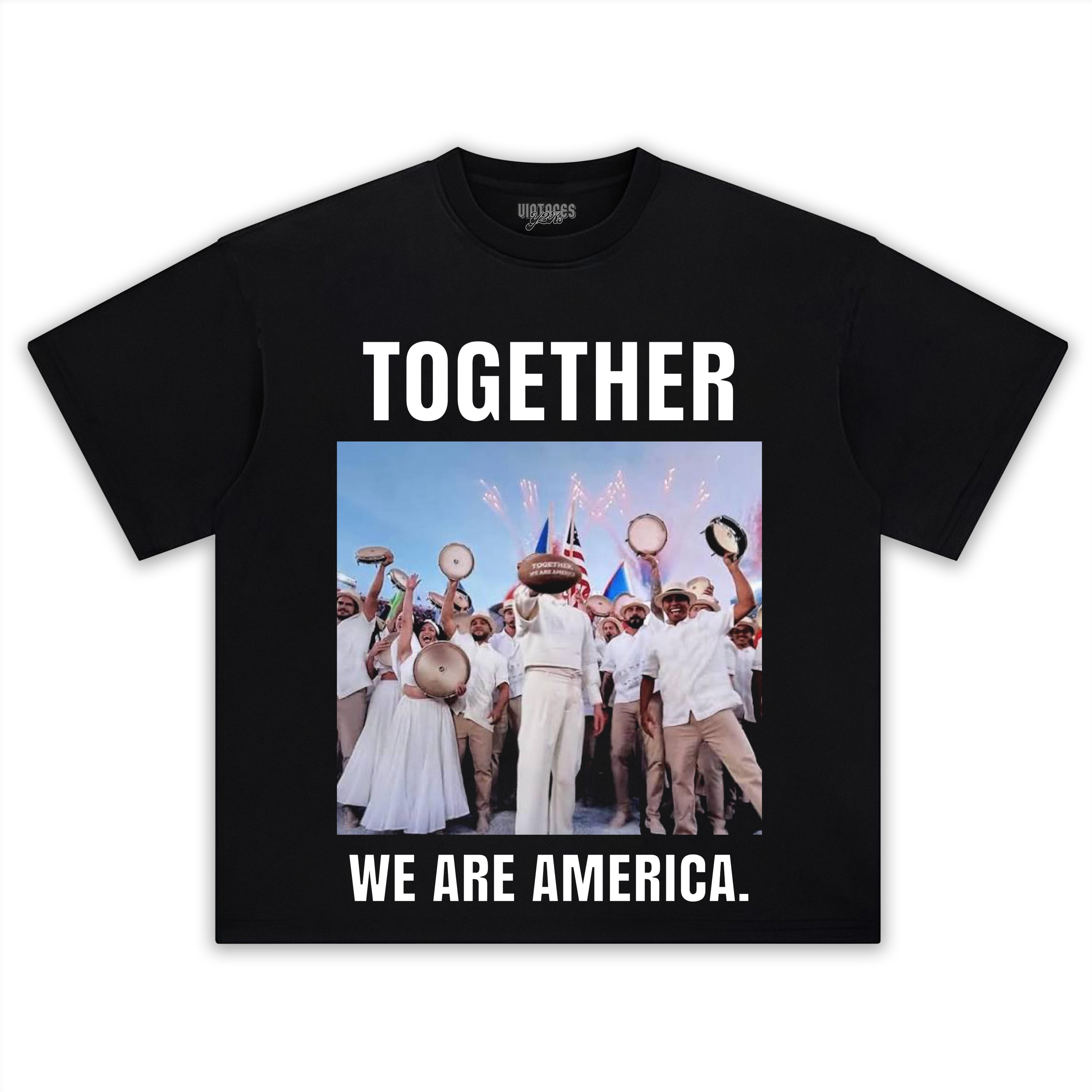 BAD BUNNY - WE ARE AMERICA V2 TEE & LS & HOODIE