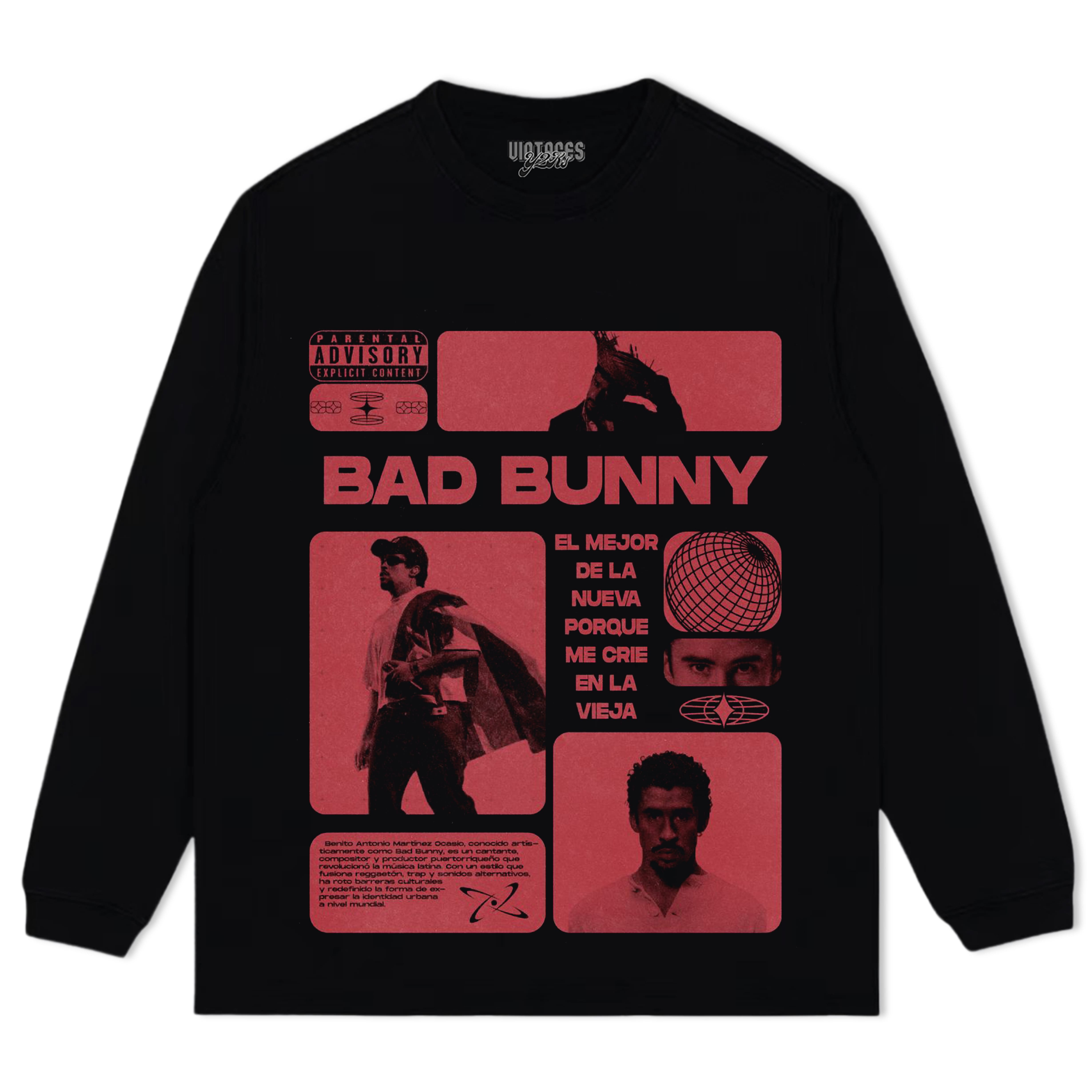 BAD BUNNY 2026 DISEÑO DIGITAL V2 TEE & LS & HOODIE