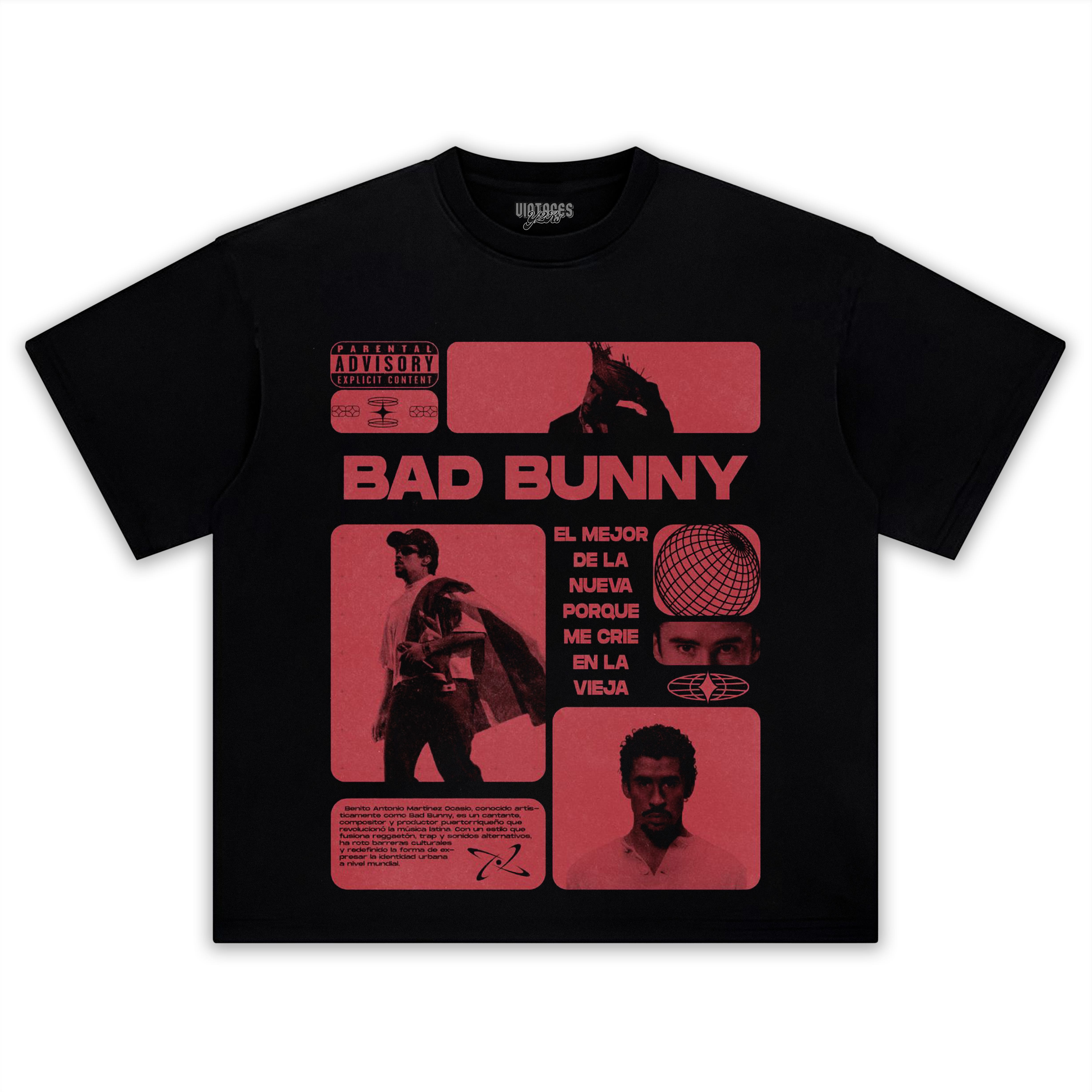 BAD BUNNY 2026 DISEÑO DIGITAL V2 TEE & LS & HOODIE