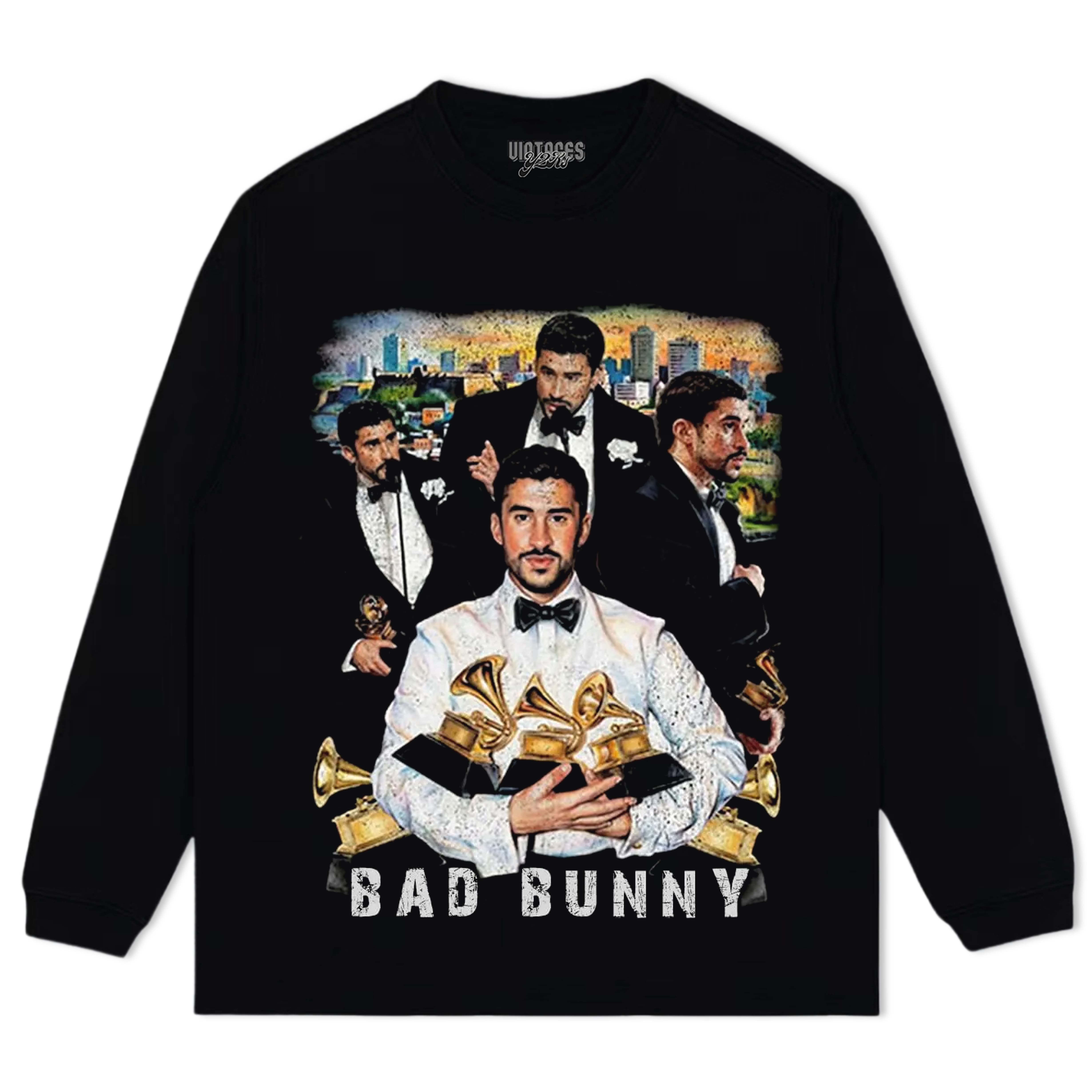 BAD BUNNY & 2026 GRAMMY V2 TEE & LS & HOODIE