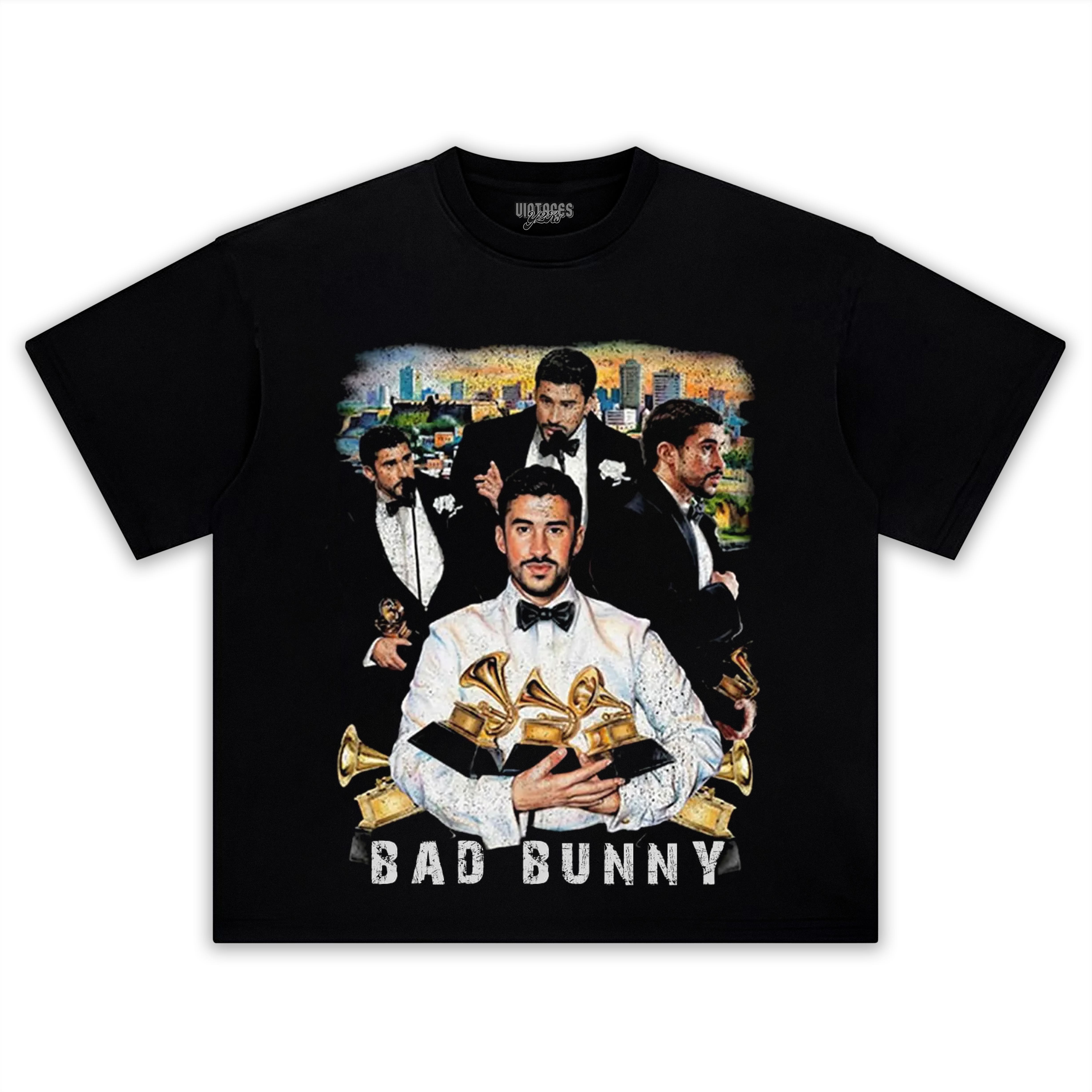 BAD BUNNY & 2026 GRAMMY V2 TEE & LS & HOODIE