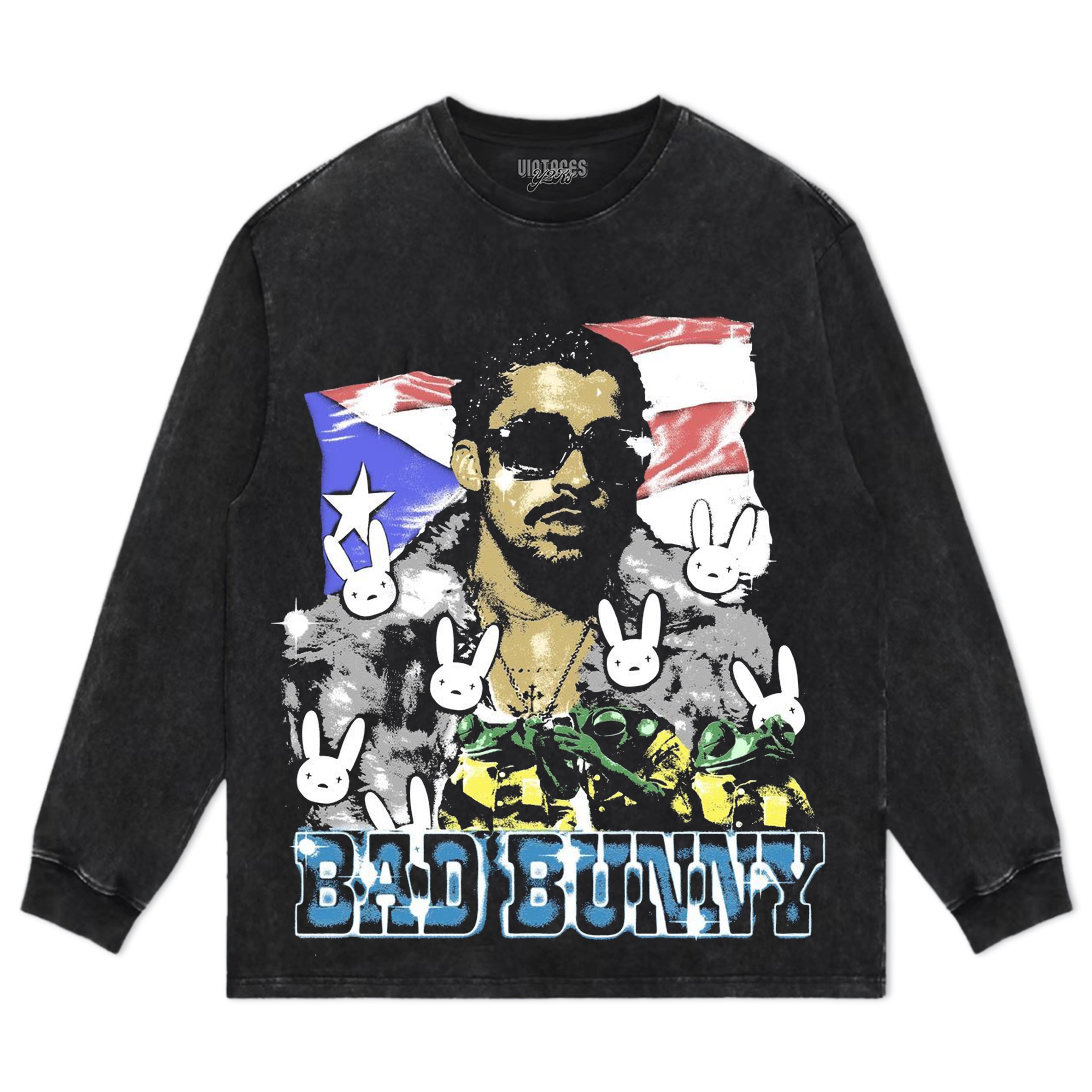 BAD BUNNY 2026 VINTAGE V2 TEE & LS & HOODIE