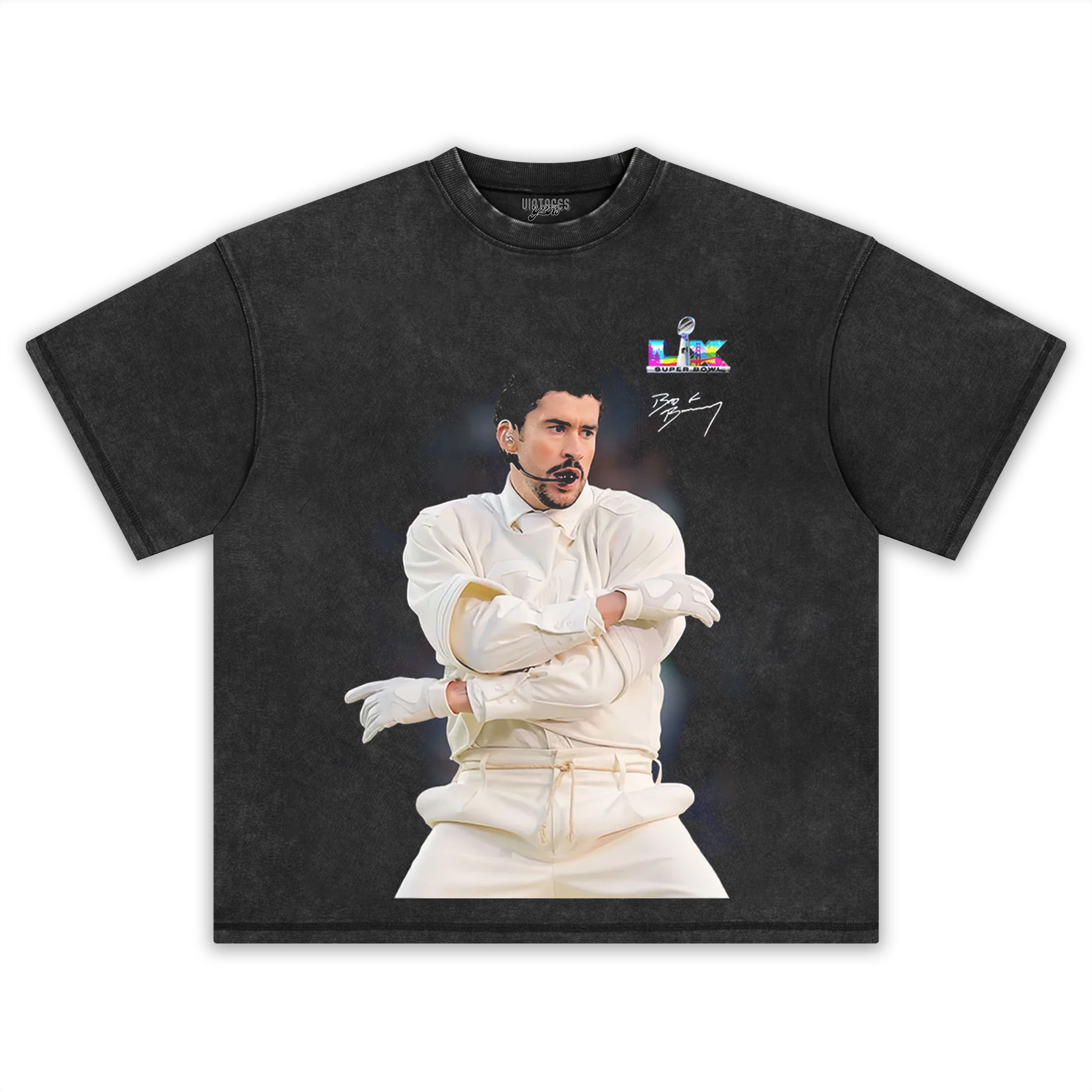 BAD BUNNY & SUPER BOWL 2026 V2 TEE & LS & HOODIE