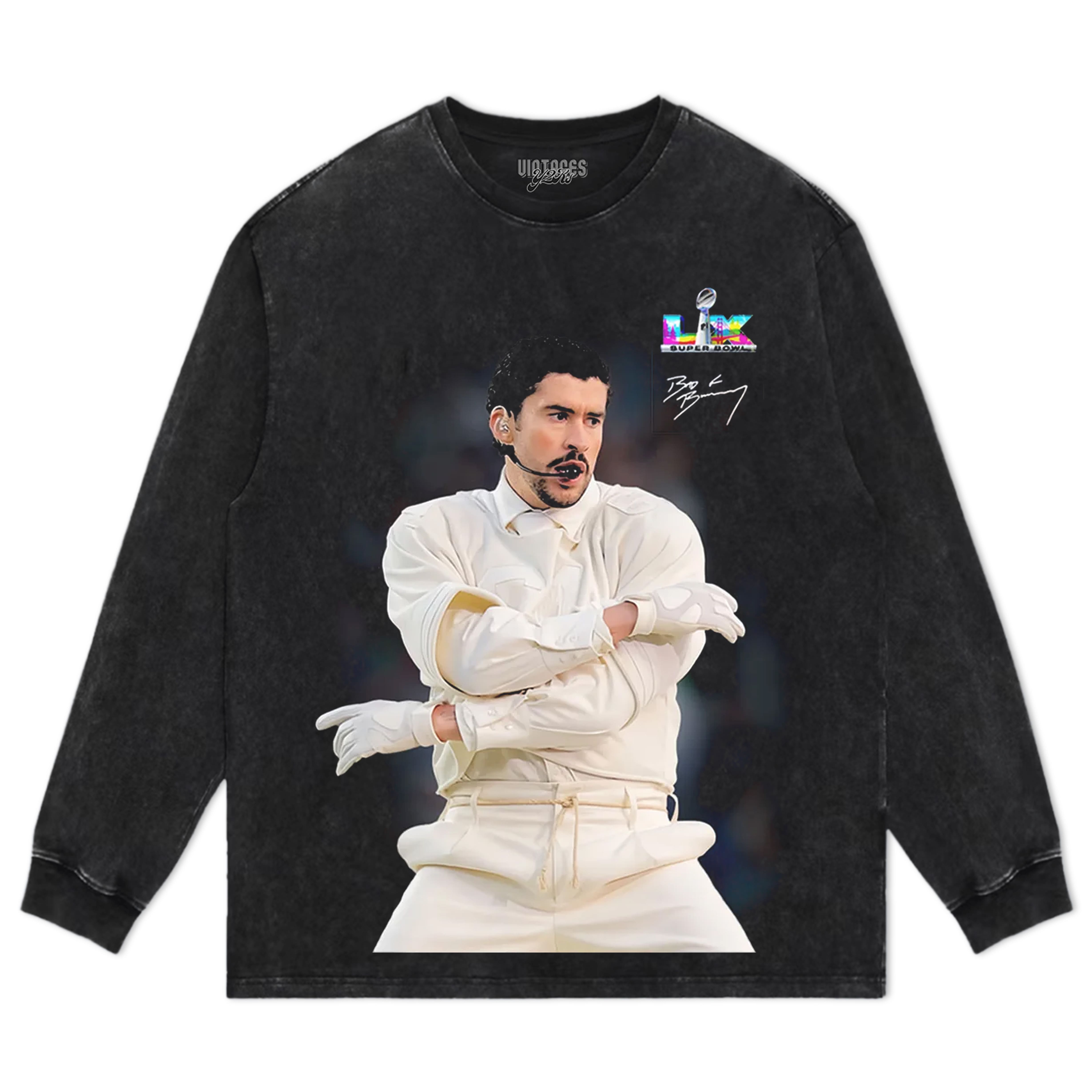 BAD BUNNY & SUPER BOWL 2026 V2 TEE & LS & HOODIE