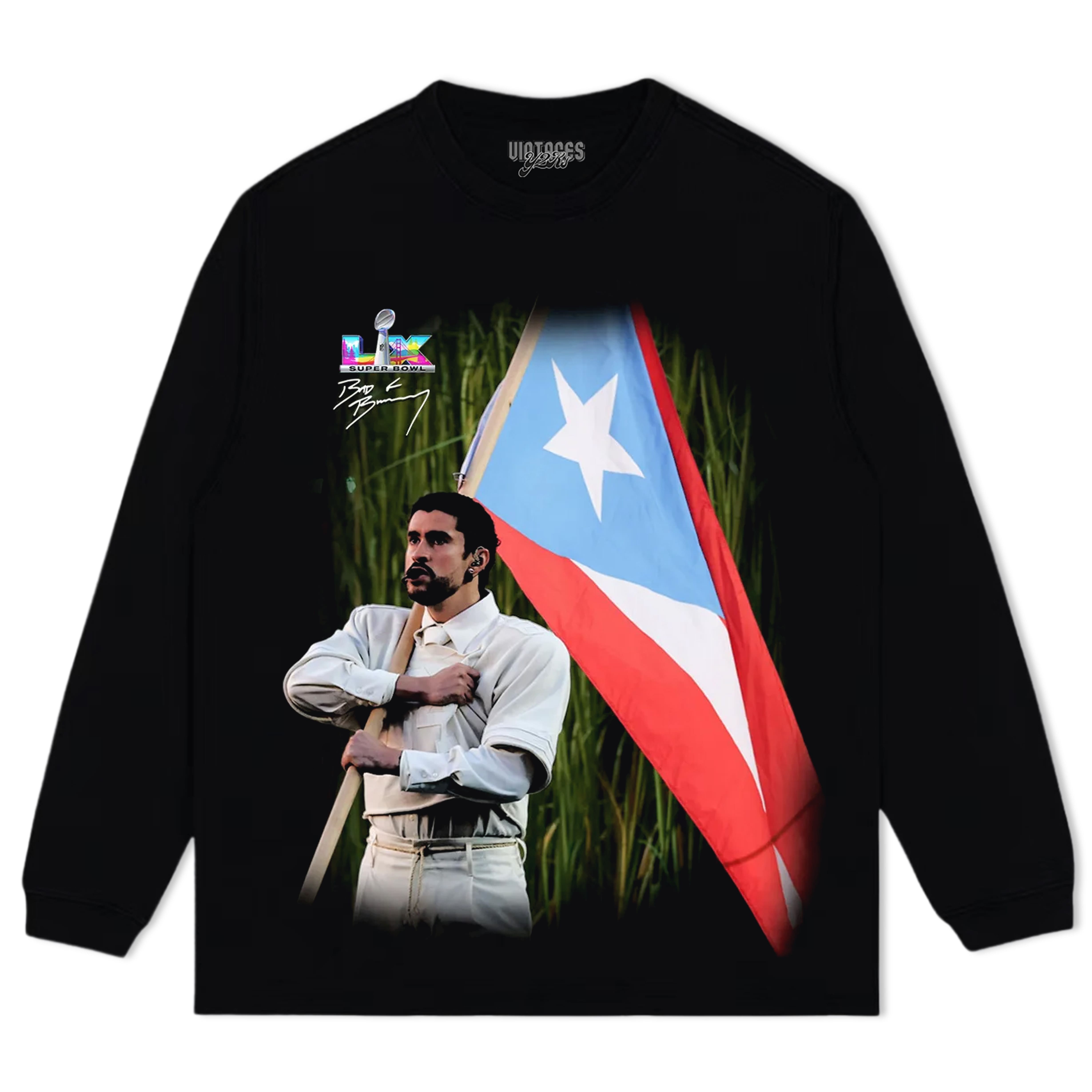 BAD BUNNY & SUPER BOWL 2026 V3 TEE & LS & HOODIE