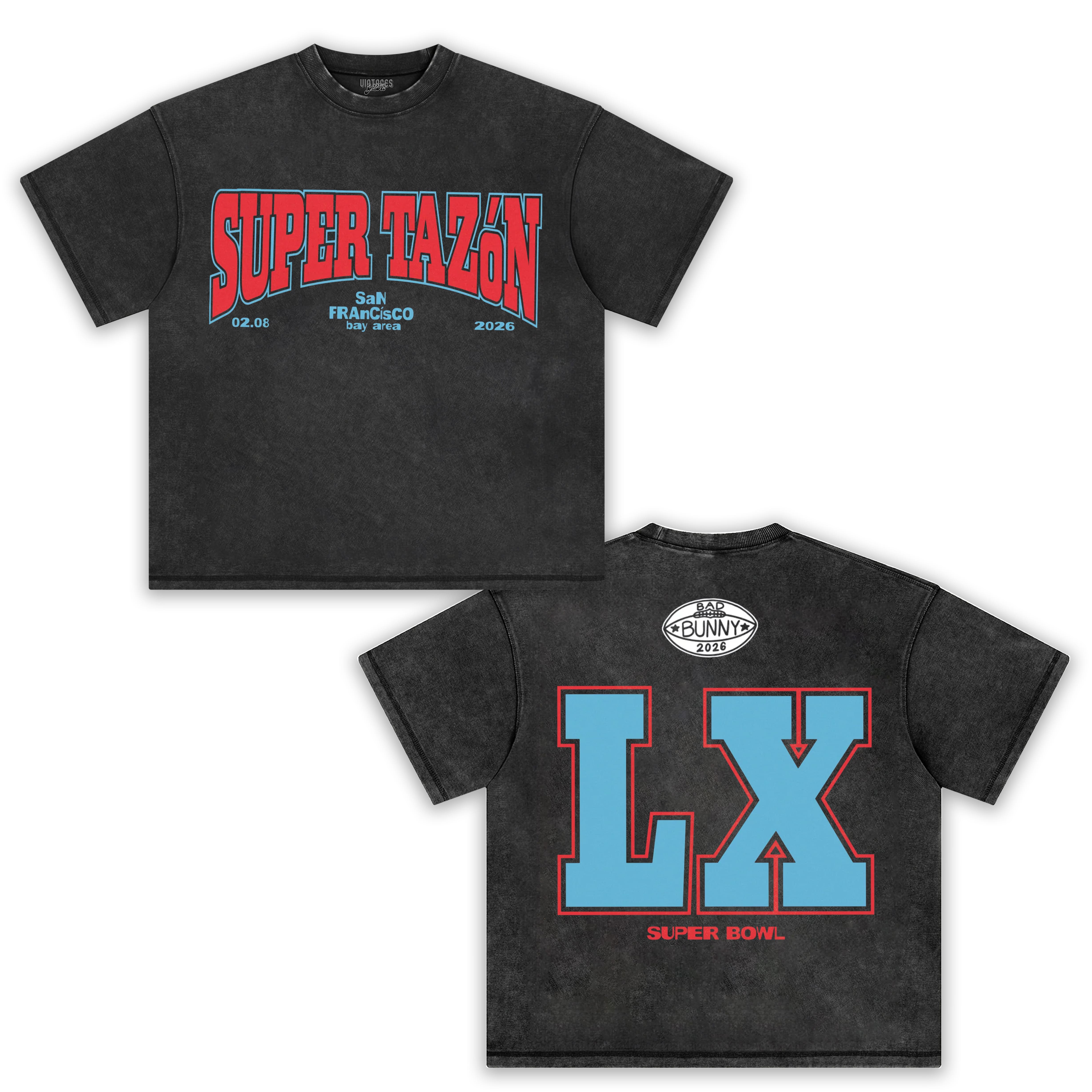 BAD BUNNY SUPER BOWL COMMEMORATIVE EDITION TEE