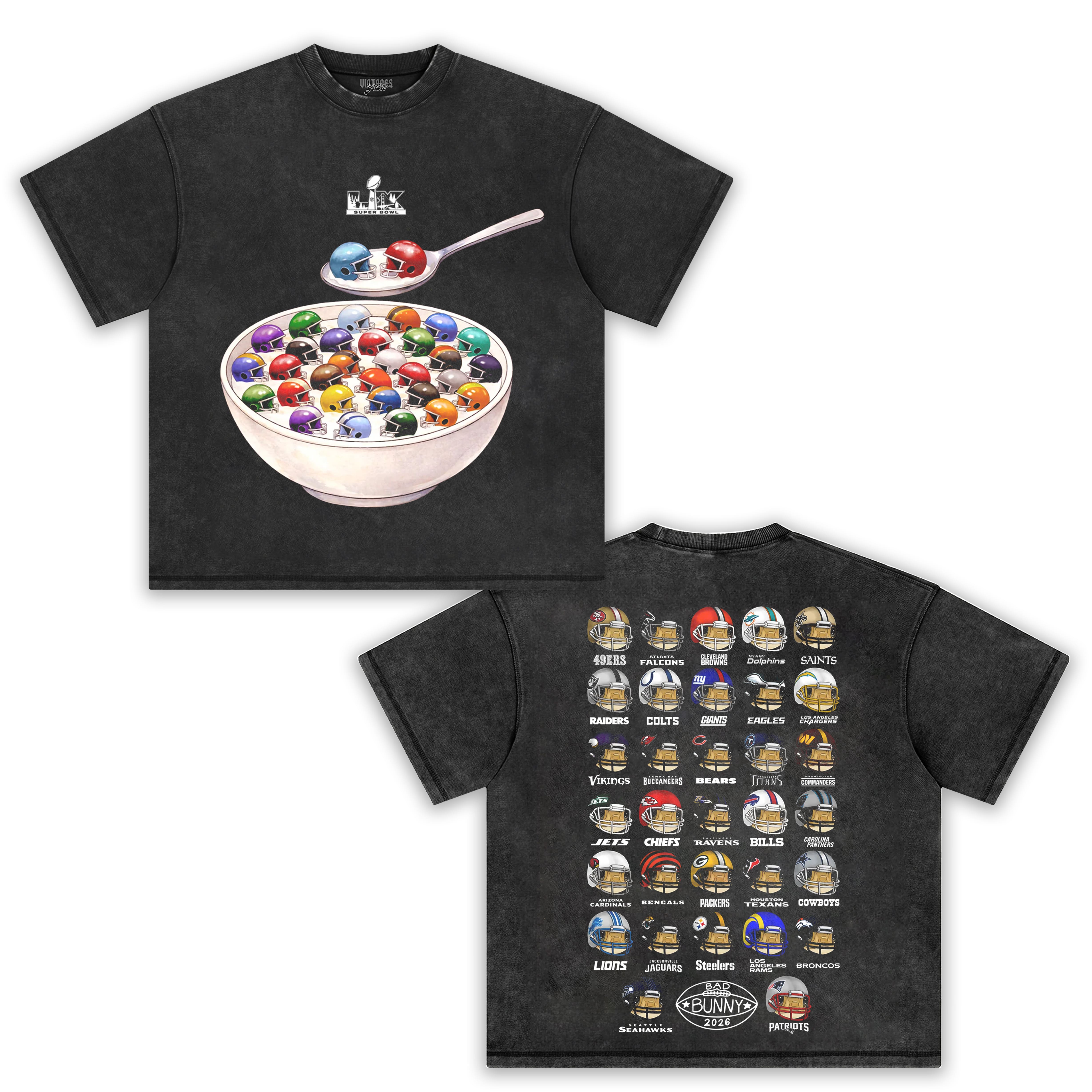 BAD BUNNY SUPER BOWL COMMEMORATIVE EDITION V2 TEE