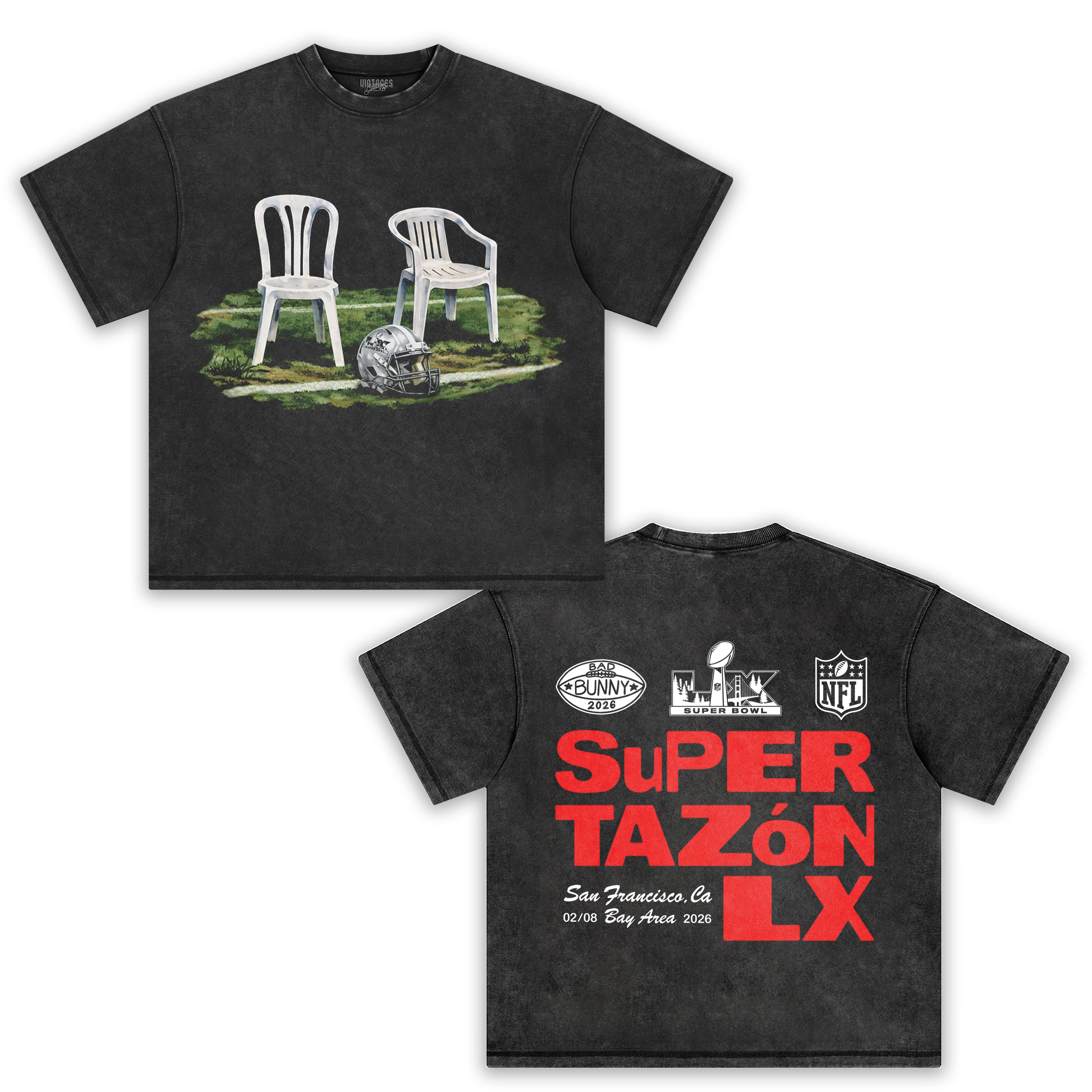BAD BUNNY SUPER BOWL COMMEMORATIVE EDITION V3 TEE