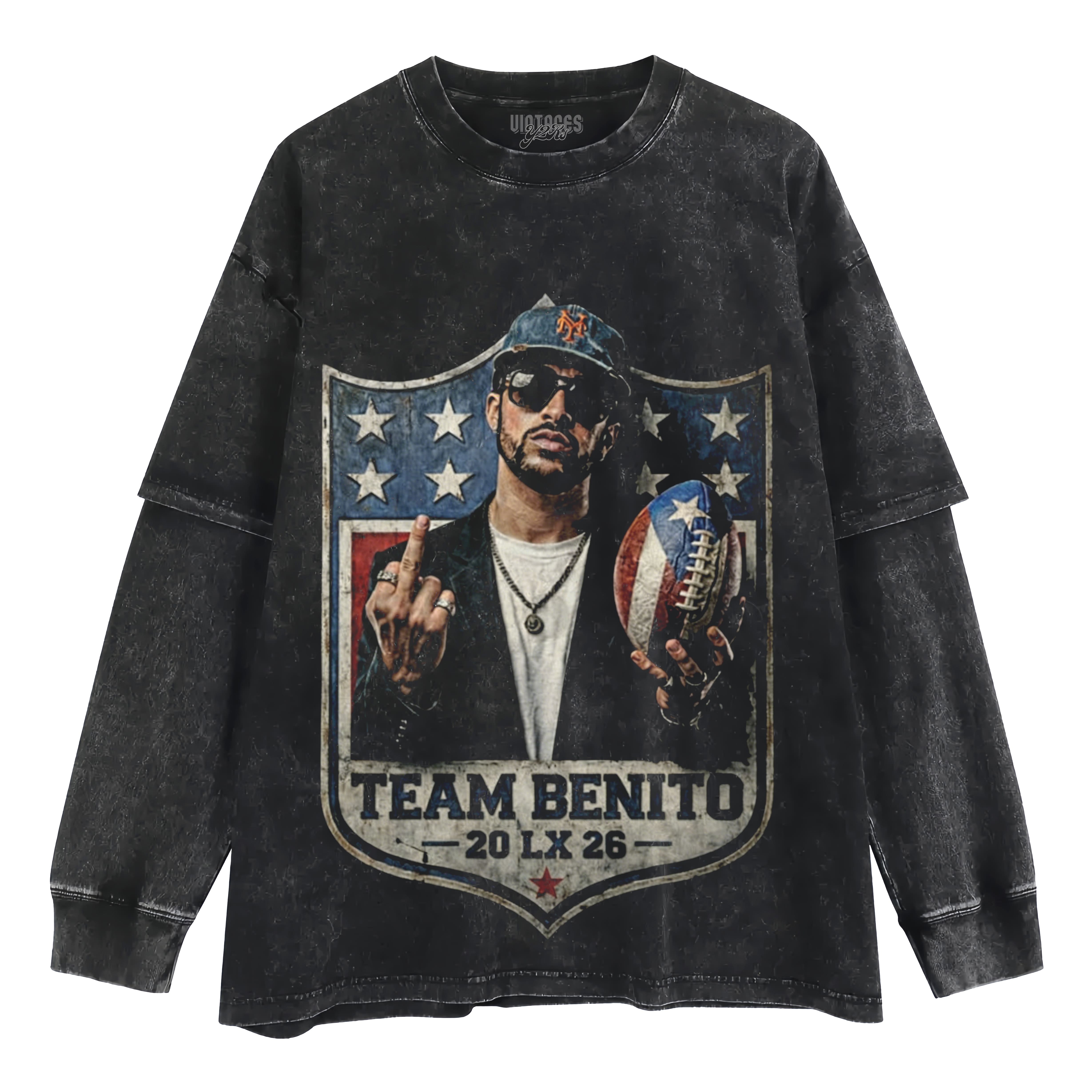 BAD BUNNY SUPER BOWL LAYERED LONG SLEEVE