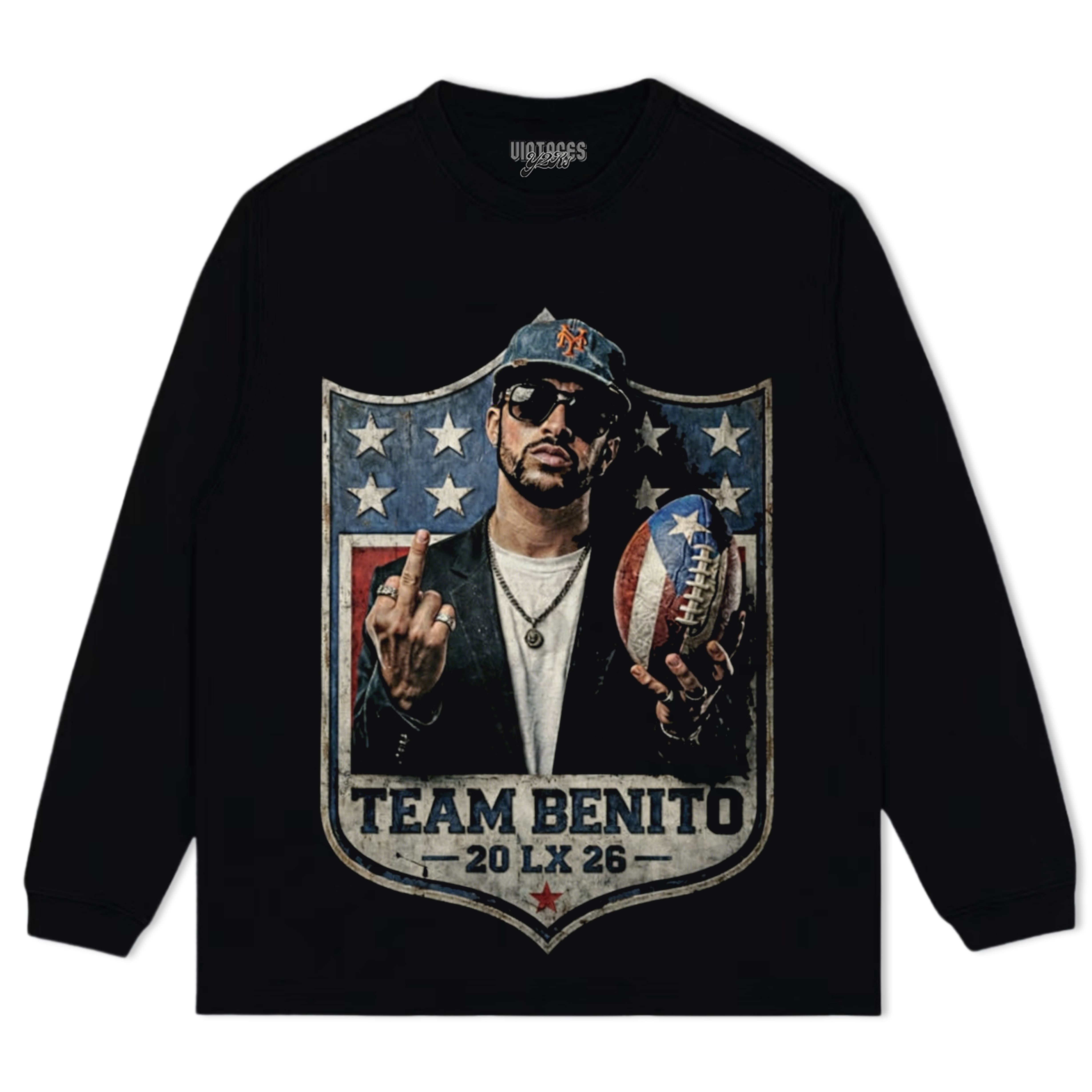 BAD BUNNY SUPER BOWL TEE & LS & HOODIE