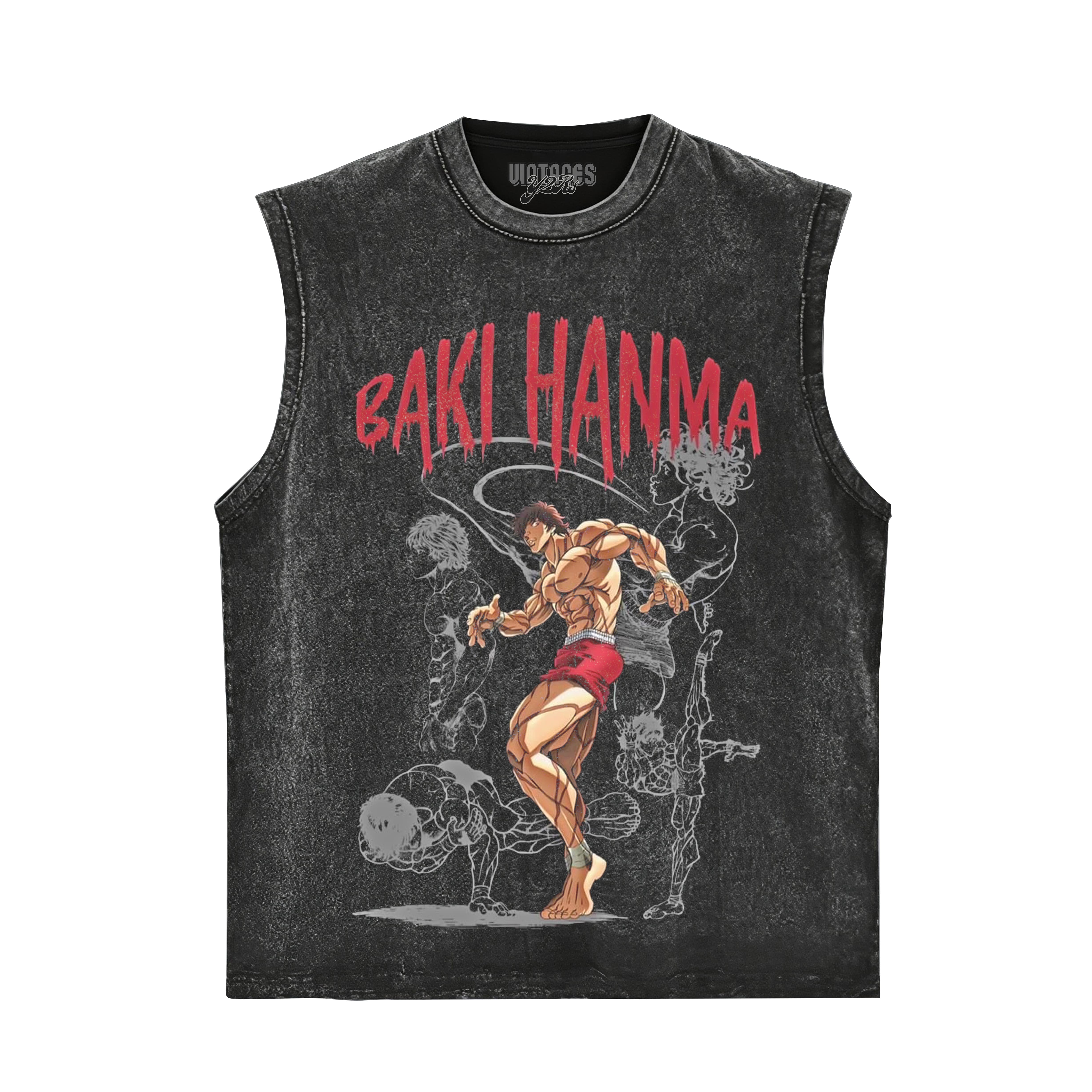 BAKI HANMA V2 TANK TOP & TEE & LONG SLEEVE & LAYERED LS & HOODIE