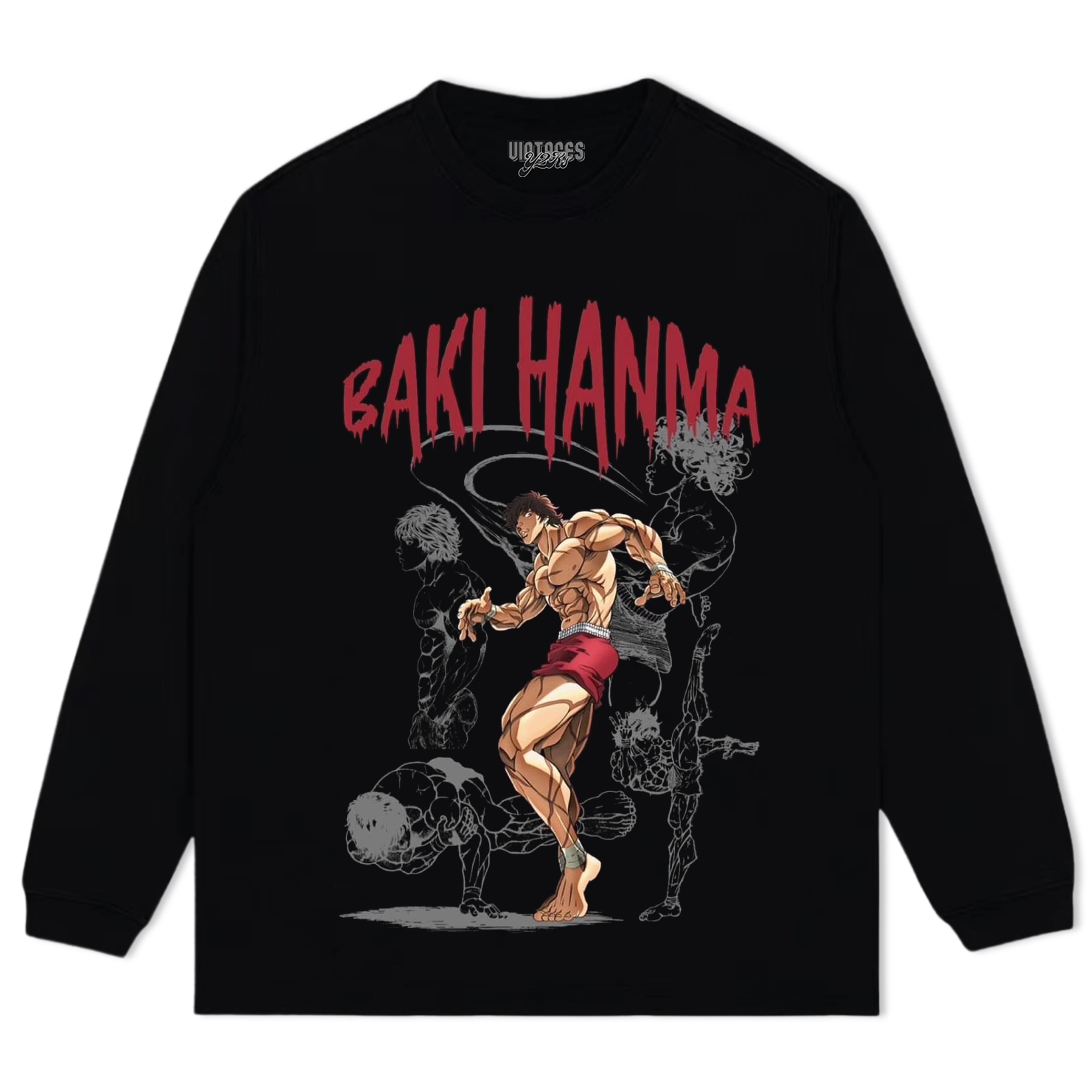 BAKI HANMA V2 TANK TOP & TEE & LONG SLEEVE & LAYERED LS & HOODIE