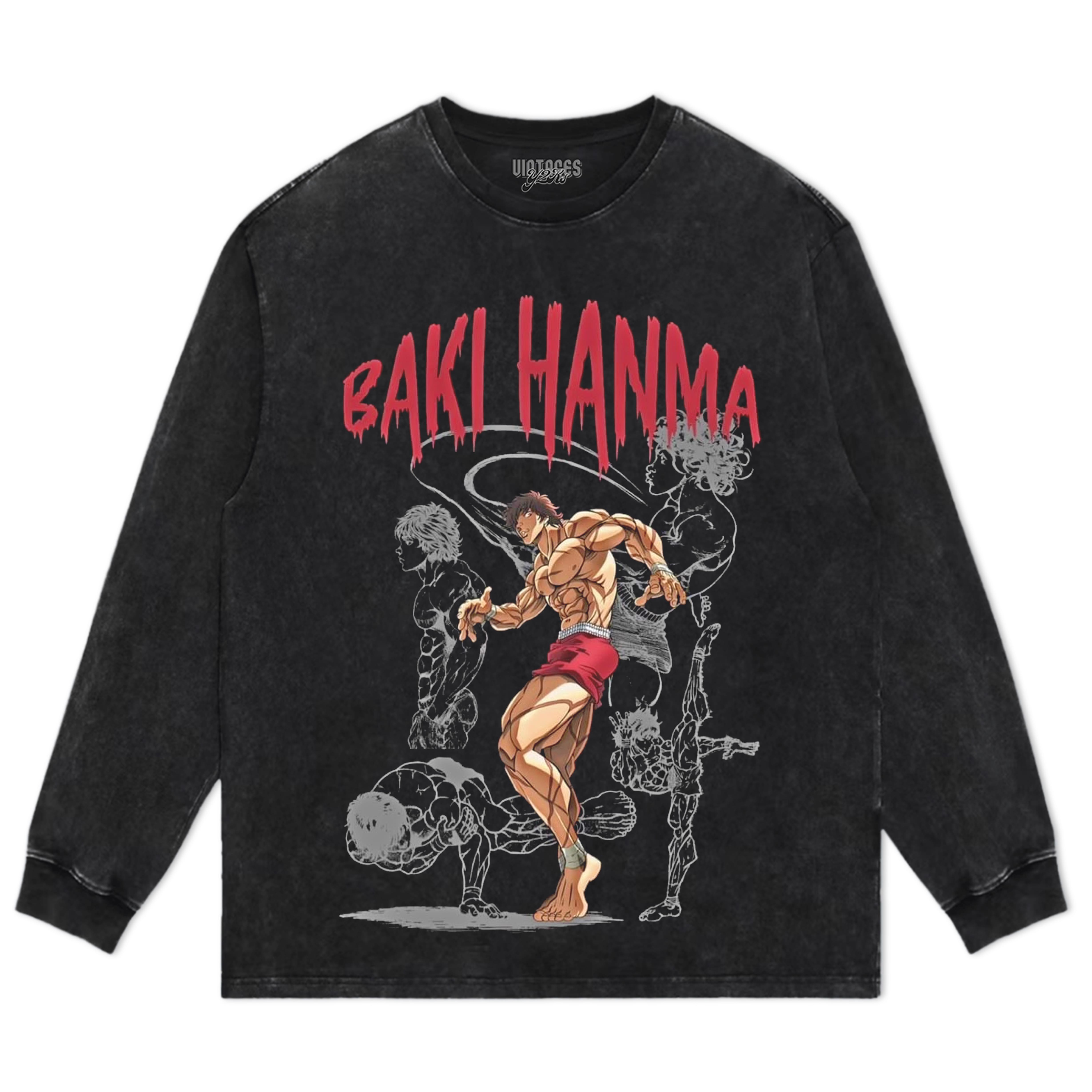 BAKI HANMA V2 TANK TOP & TEE & LONG SLEEVE & LAYERED LS & HOODIE
