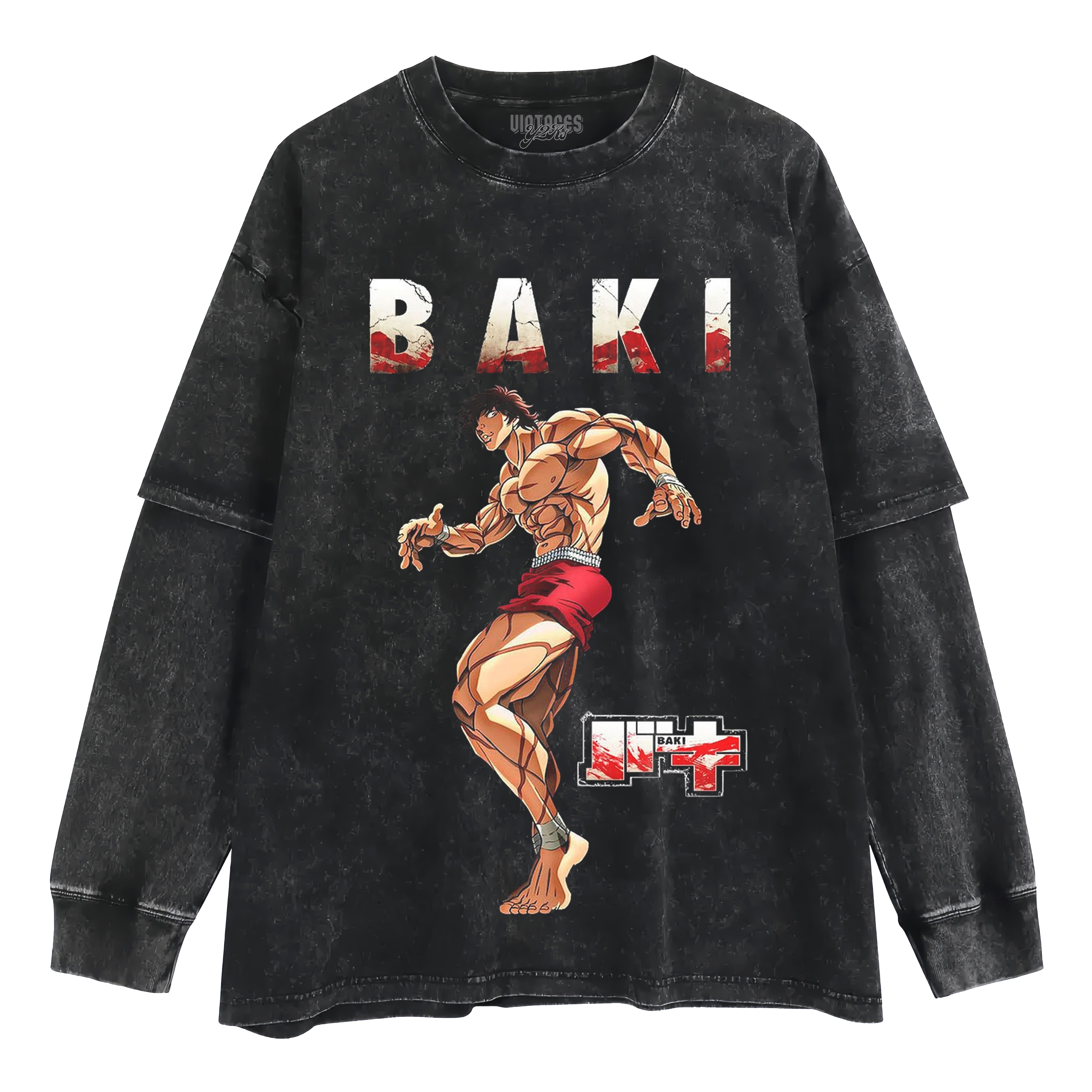 BAKI HANMA V3 TANK TOP & TEE & LONG SLEEVE & LAYERED LS & HOODIE