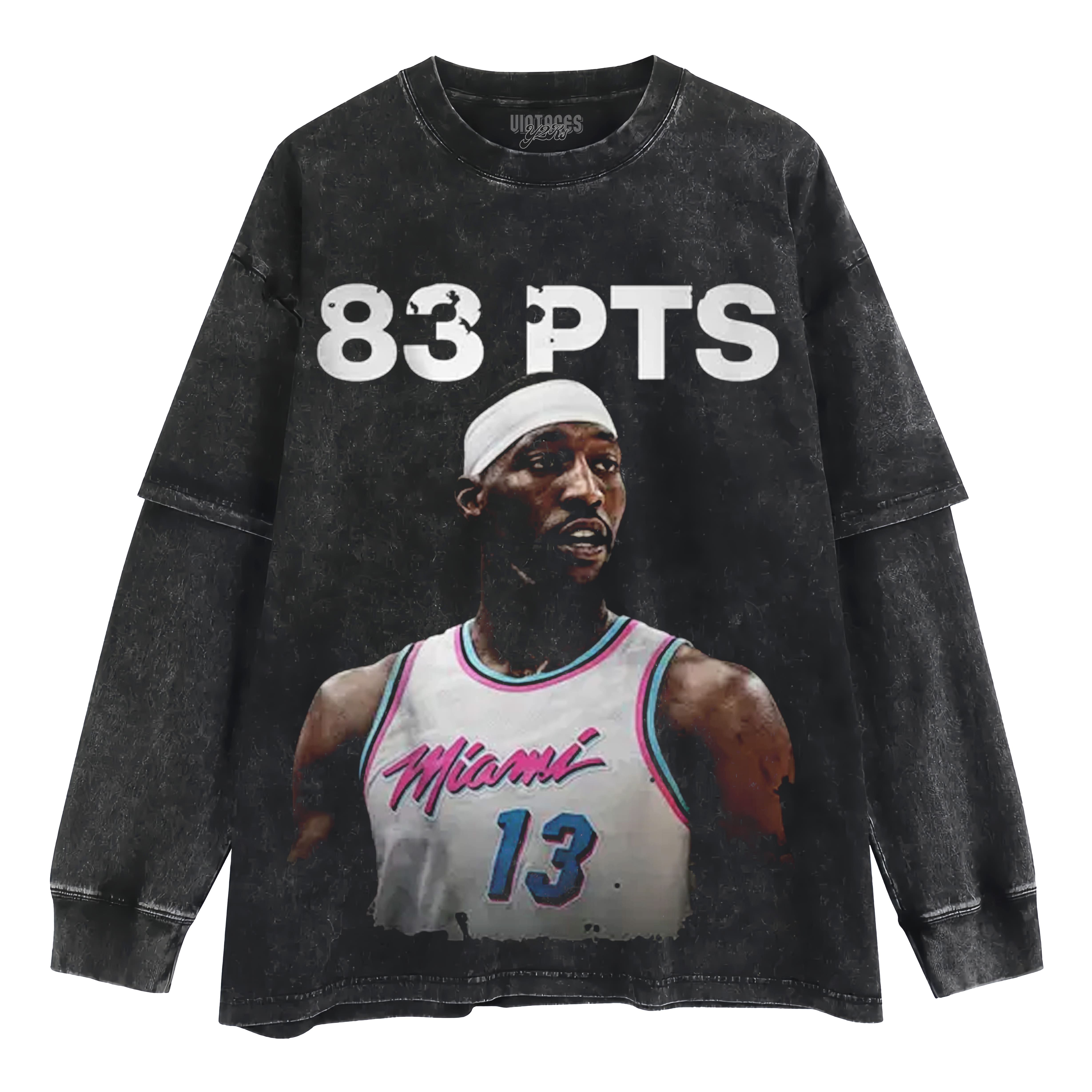BAM ADEBAYO 83 POINT V7 LAYERED LONG SLEEVE