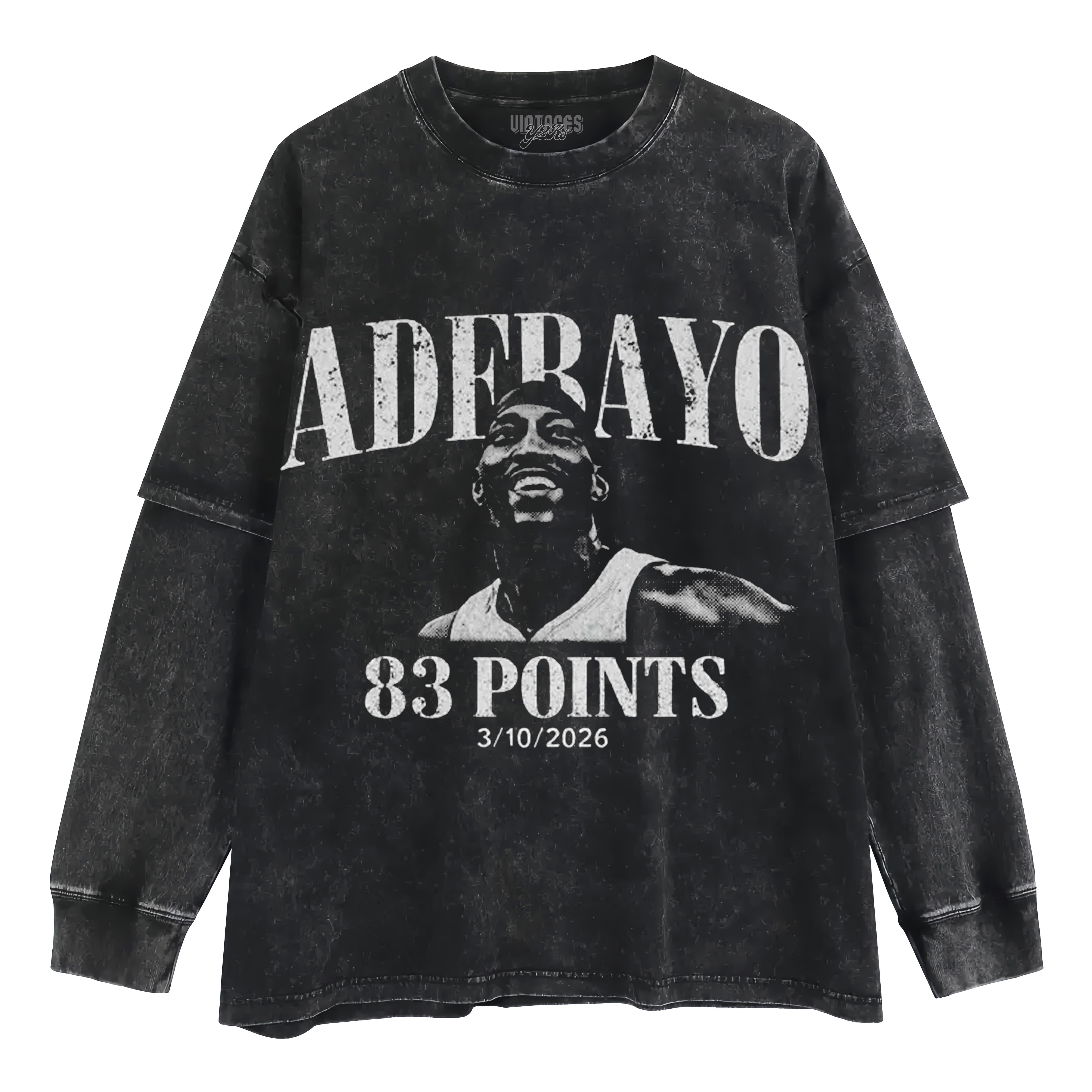 BAM ADEBAYO 83 POINT V8 LAYERED LONG SLEEVE