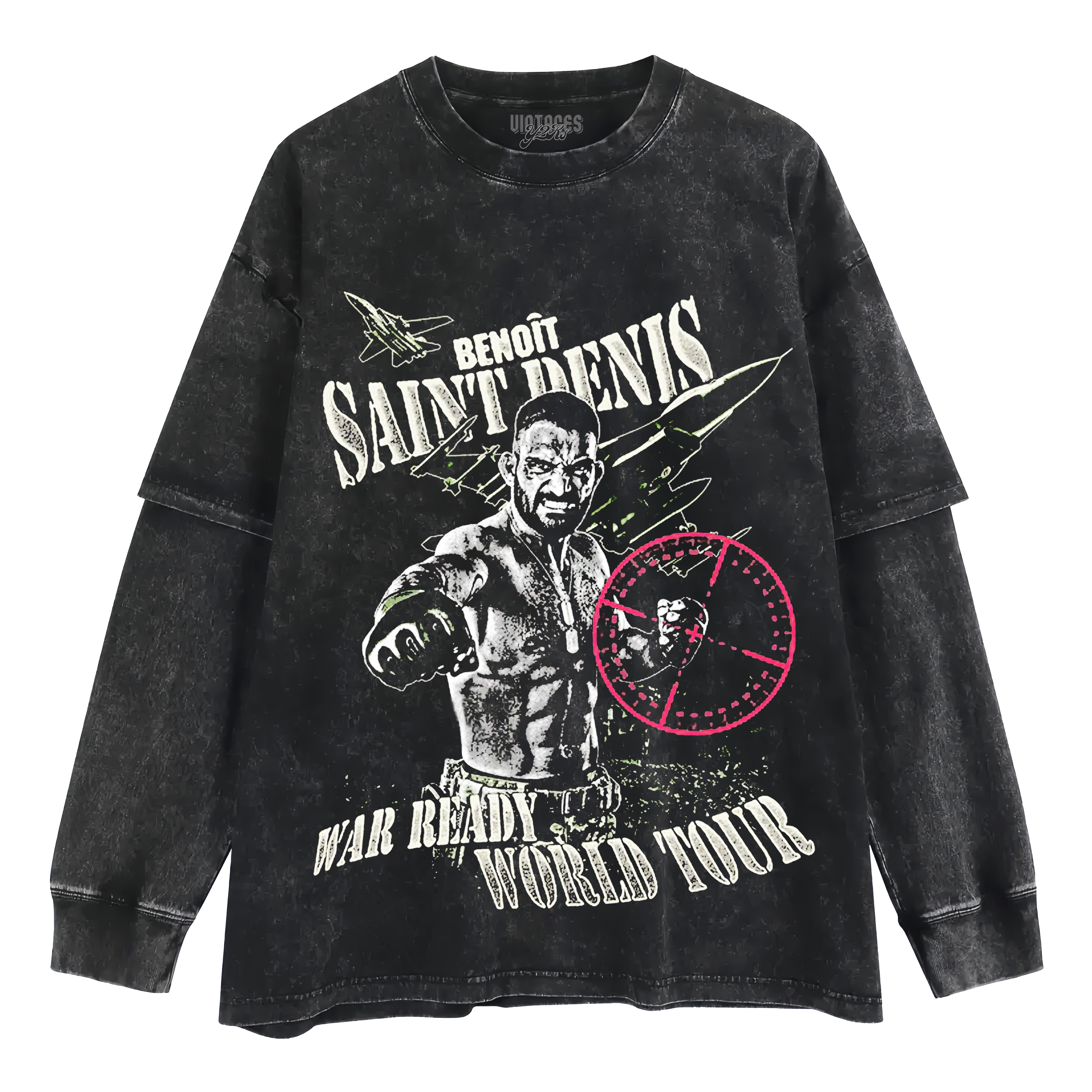 BENOÎT SAINT DENIS - WAR READY TOUR LAYERED LONG SLEEVE