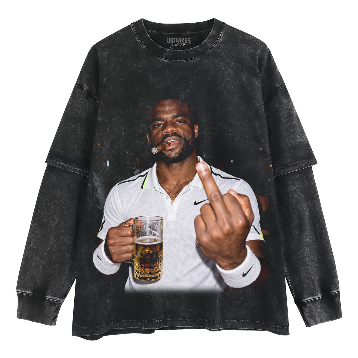 BIG FOE - MIDDLE FINGER TANK TOP & TEE & LONG SLEEVE & LAYERED LS & HOODIE