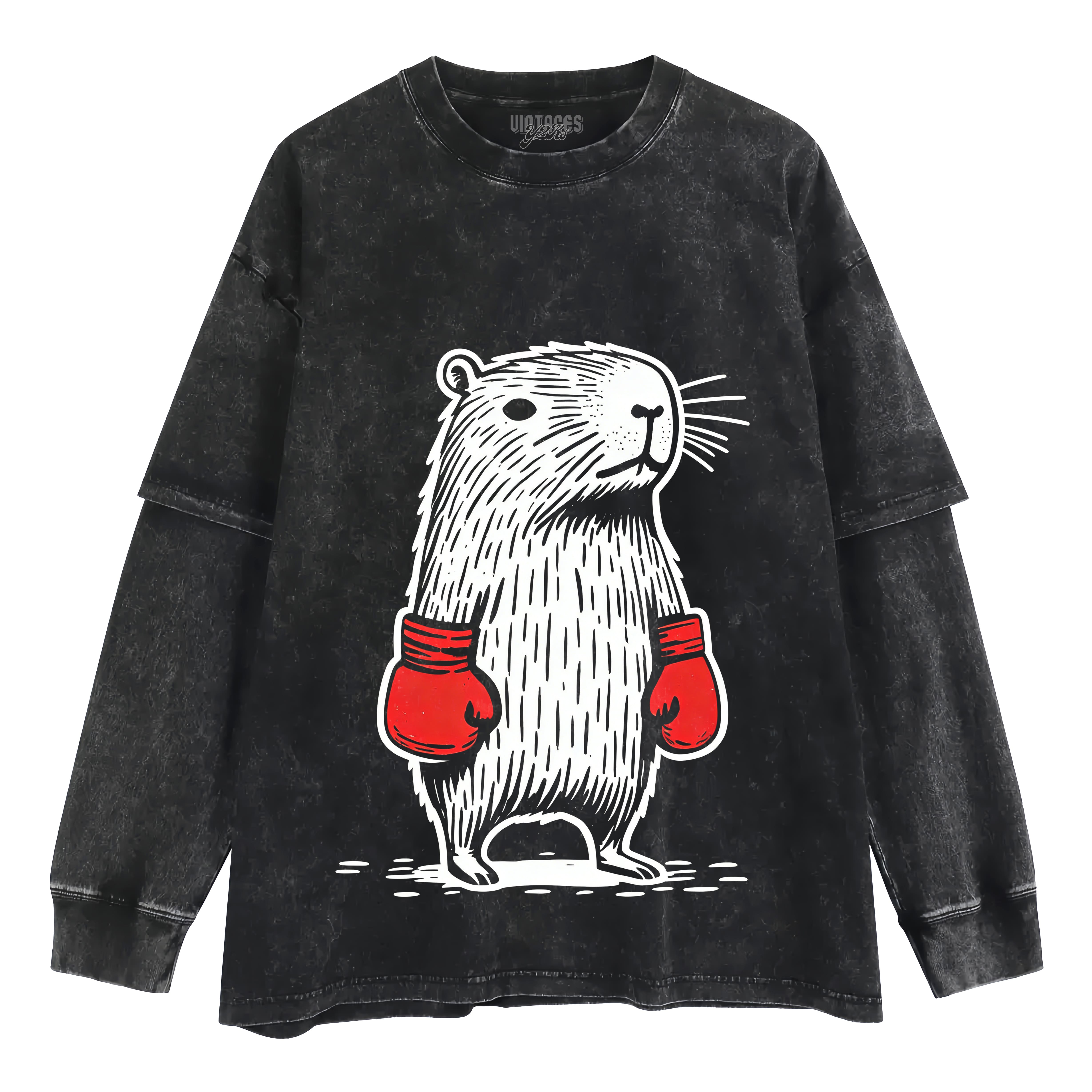 BOXER CAPYBARA TANK TOP & TEE & LONG SLEEVE & LAYERED LS & HOODIE