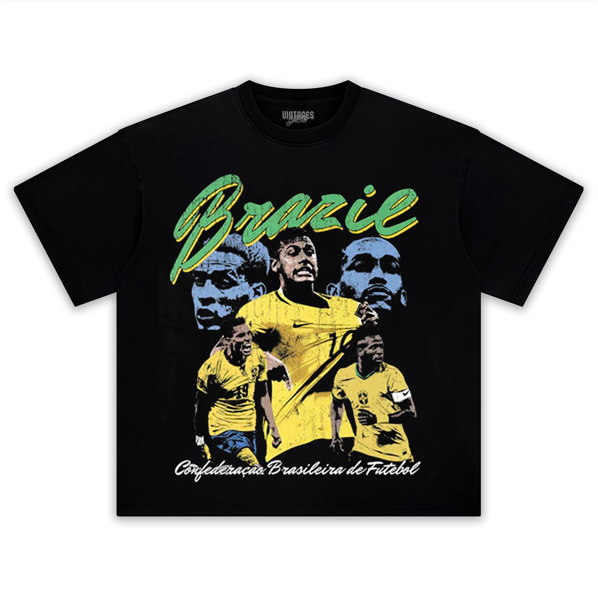 BRAZIL FOOTBALL V2 TANK TOP & TEE & LONG SLEEVE & LAYERED LS & HOODIE