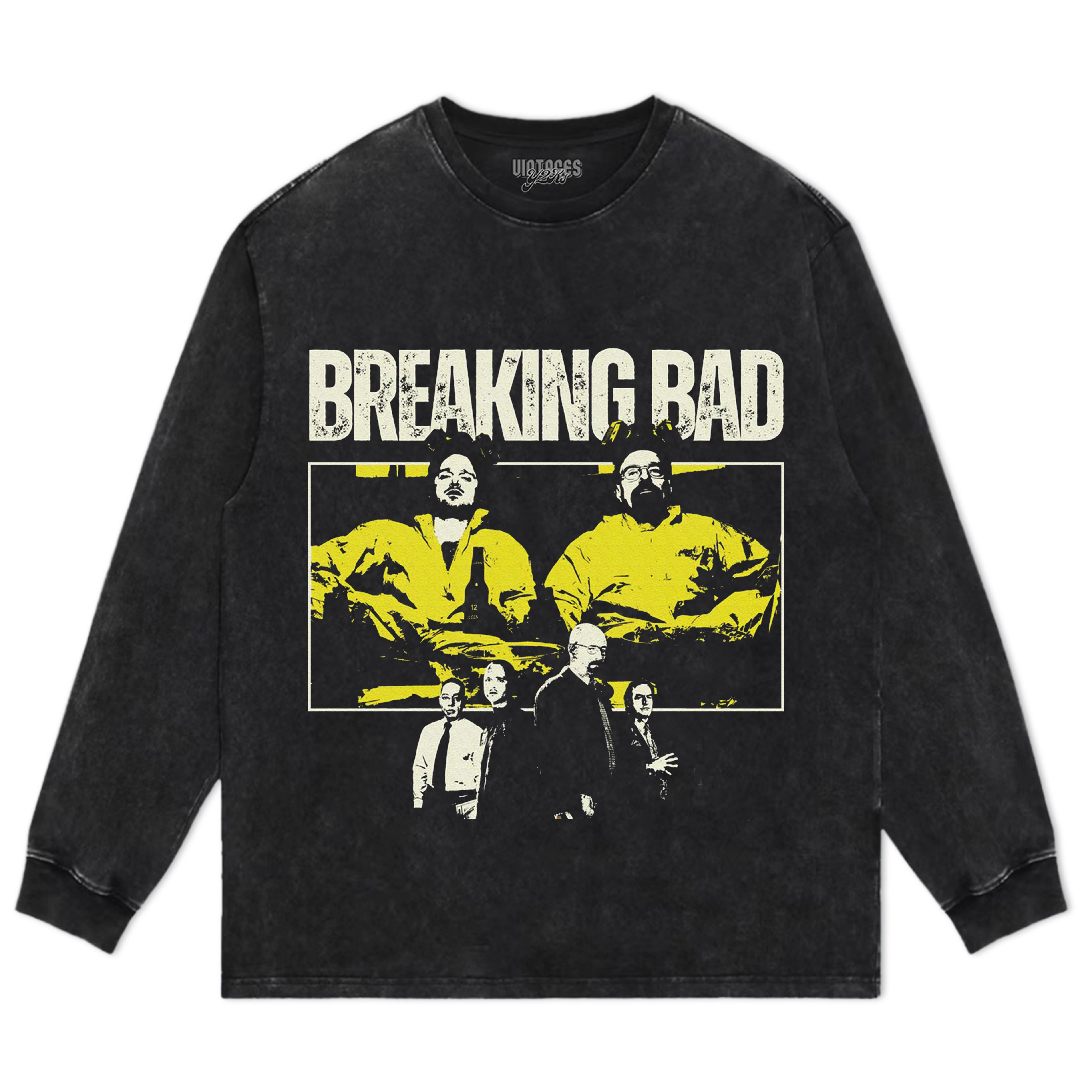BREAKING BAD VINTAGE V2 TANK TOP & TEE & LONG SLEEVE & LAYERED LS & HOODIE