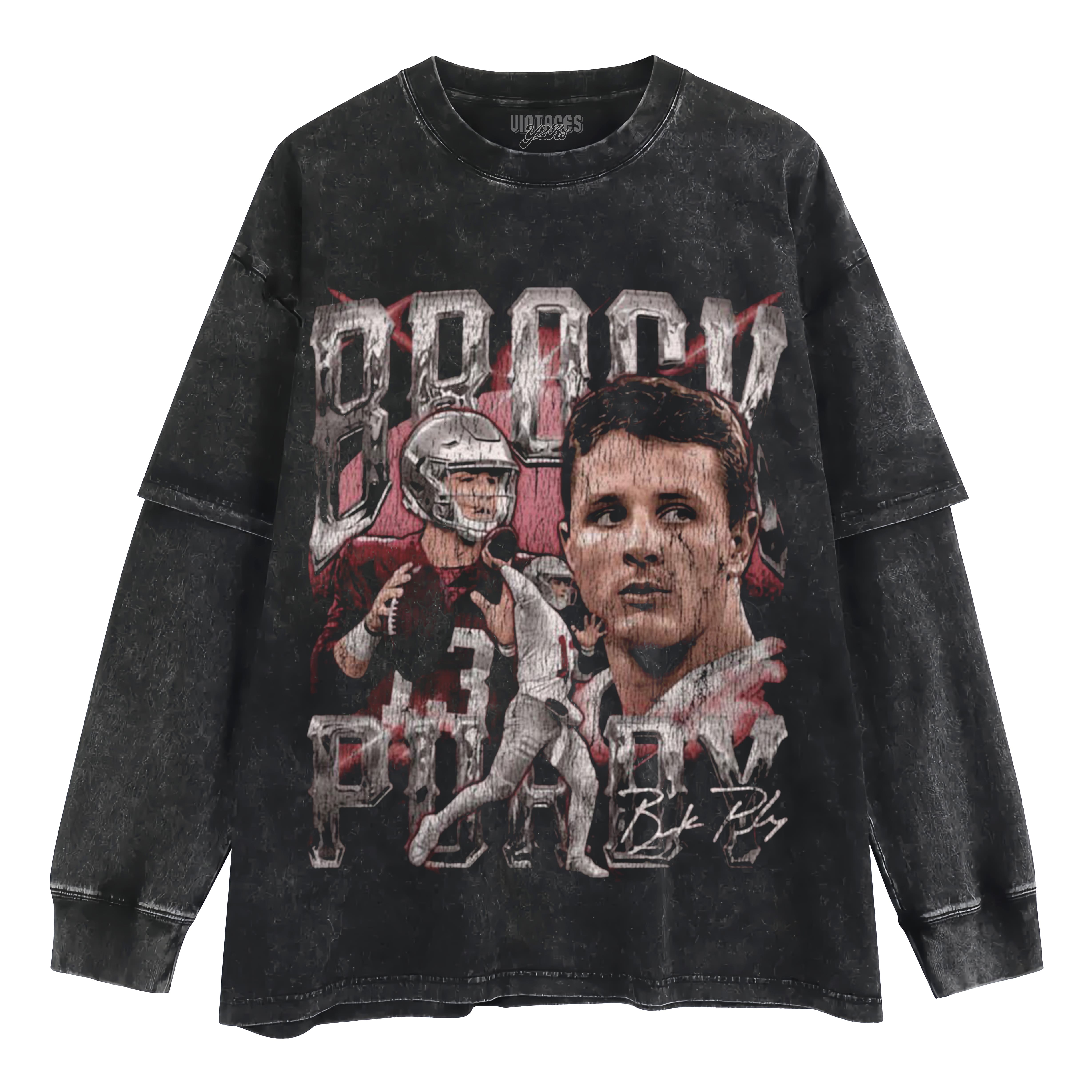 BROCK PURDY SAN FRANCISCO VINTAGE LAYERED LONG SLEEVE