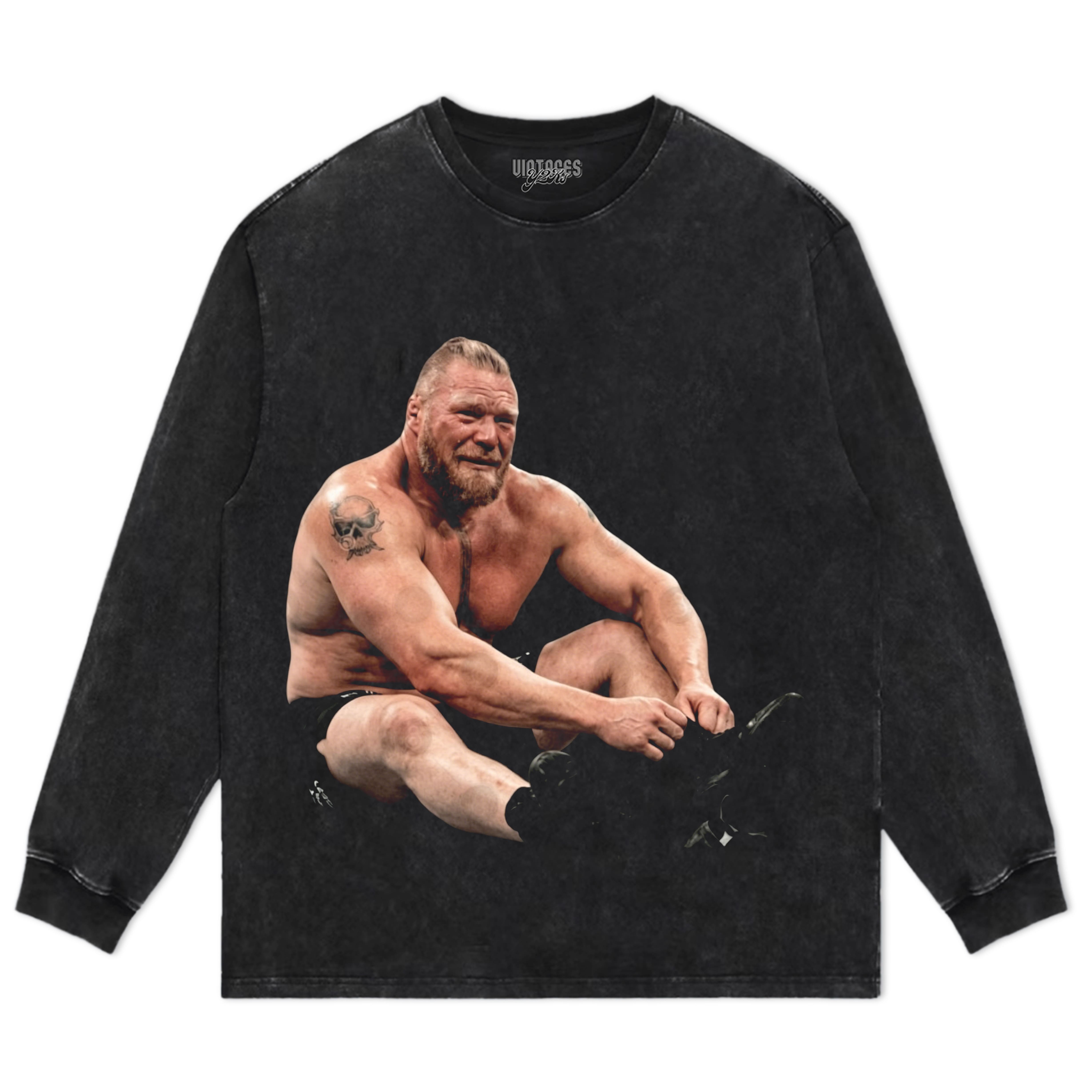 BROCK LESNAR RETIRED WWE TANK TOP & TEE & LONG SLEEVE & LAYERED LS & HOODIE