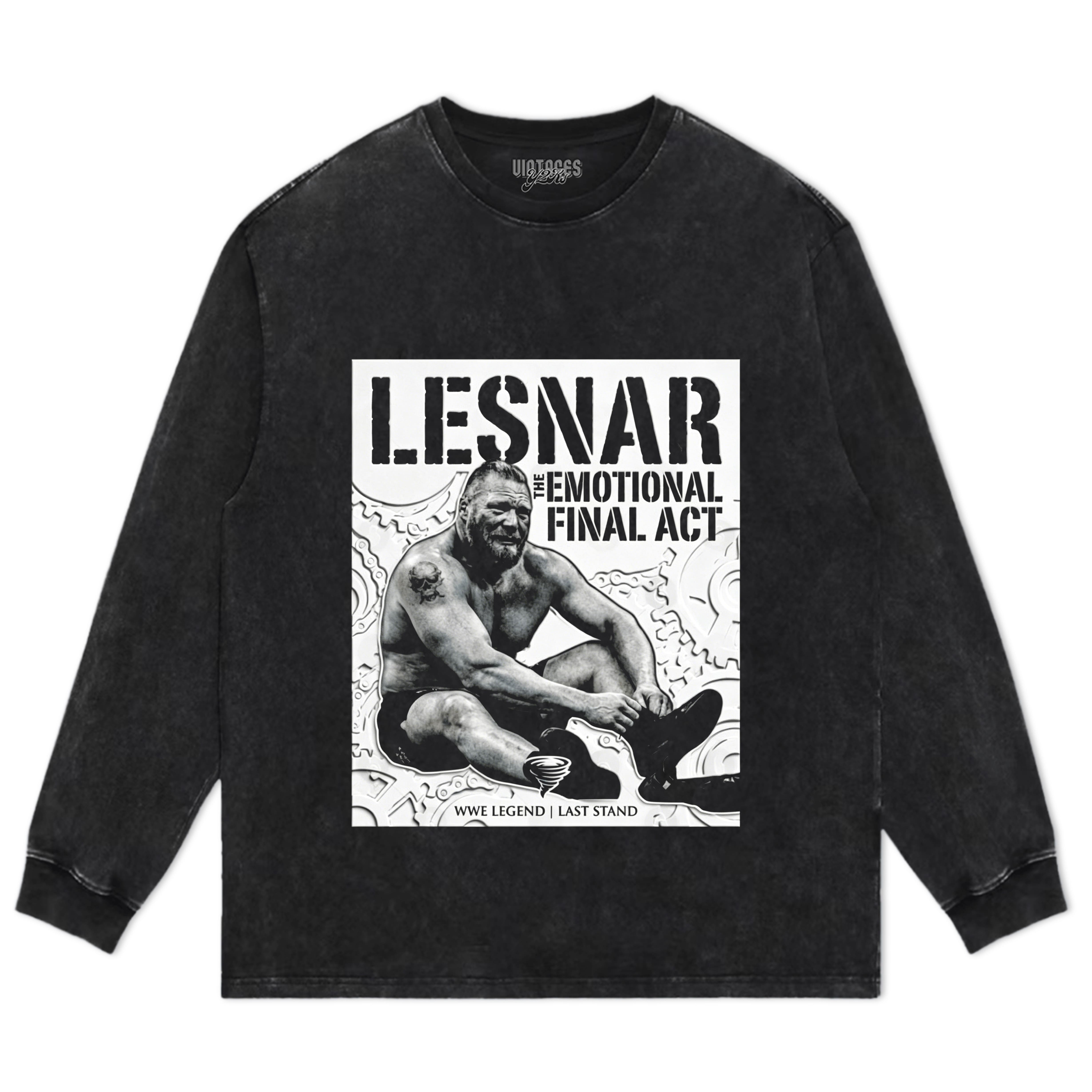 BROCK LESNAR RETIRED WWE V2 TANK TOP & TEE & LONG SLEEVE & LAYERED LS & HOODIE